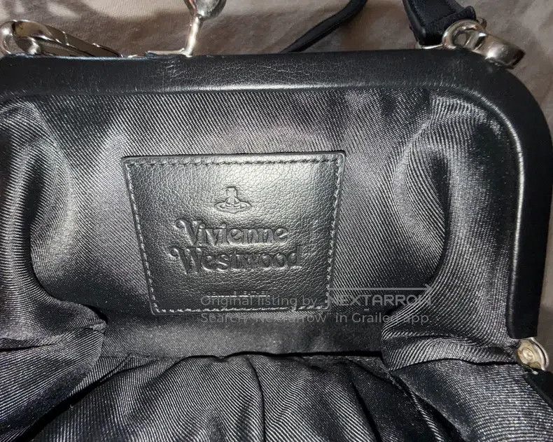 Vivienne Westwood Vivienne Westwood size os Black matte embossed bag, small Size ONE SIZE - 4 Thumbnail