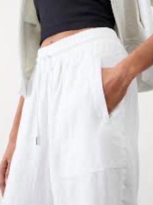 Designer Athleta Women’s Retreat Wide Leg Linen Pant Drawstring Sz 12 Size 34" / US 12 / IT 48 - 1 Thumbnail