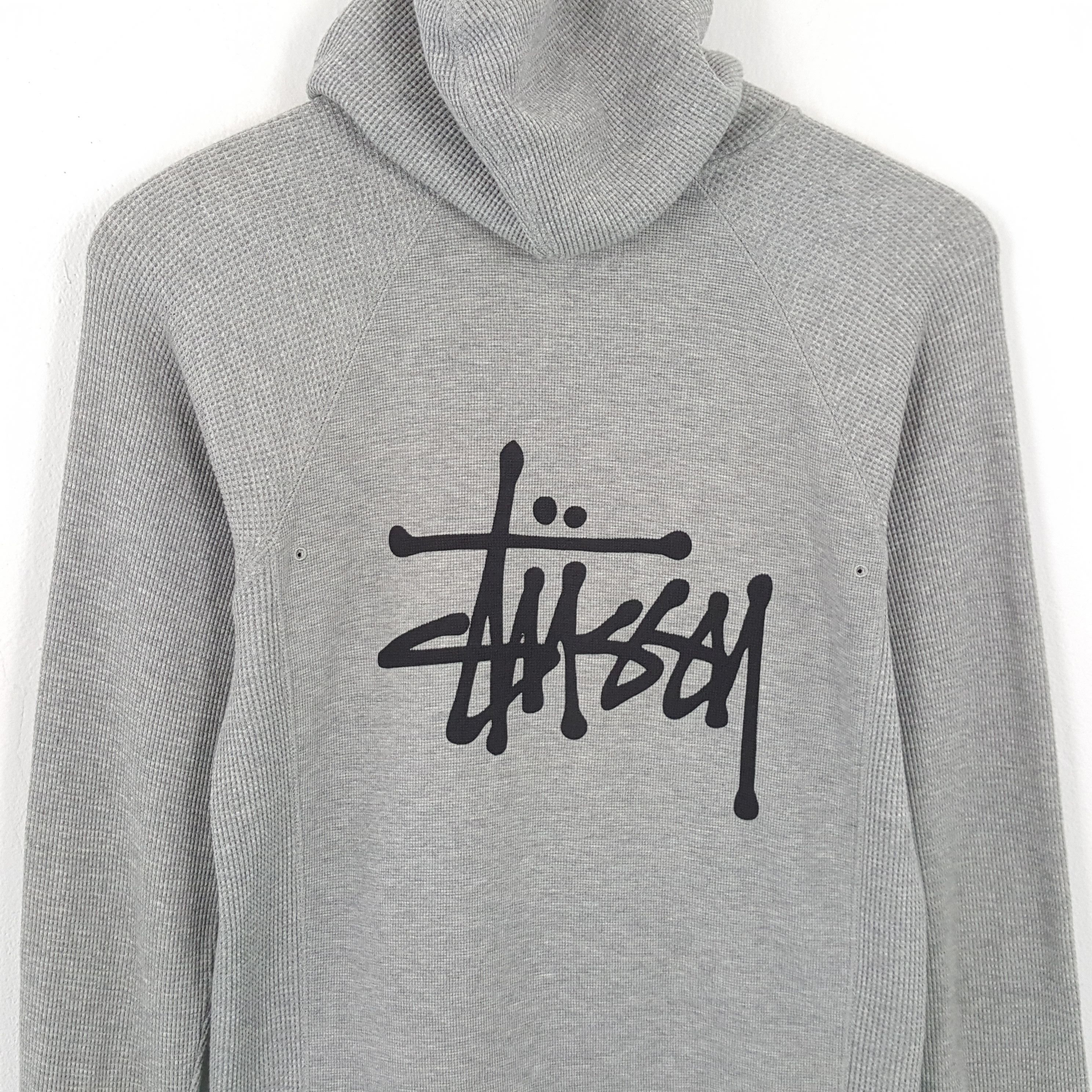 Stussy × Vintage STUSSY Streetwear Custom Art Logo Style Zipper Hoodies Size US M / EU 48-50 / 2 - 2 Thumbnail