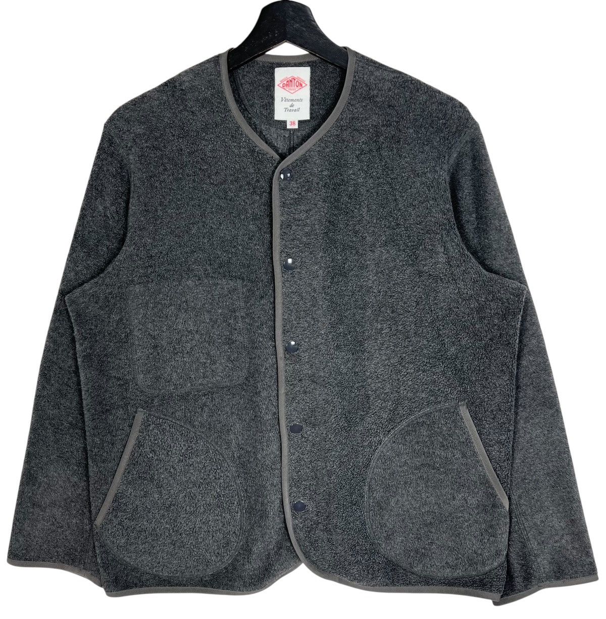 Danton Danton Women Fleece Jacket Size S / US 4 / IT 40 - 1 Thumbnail