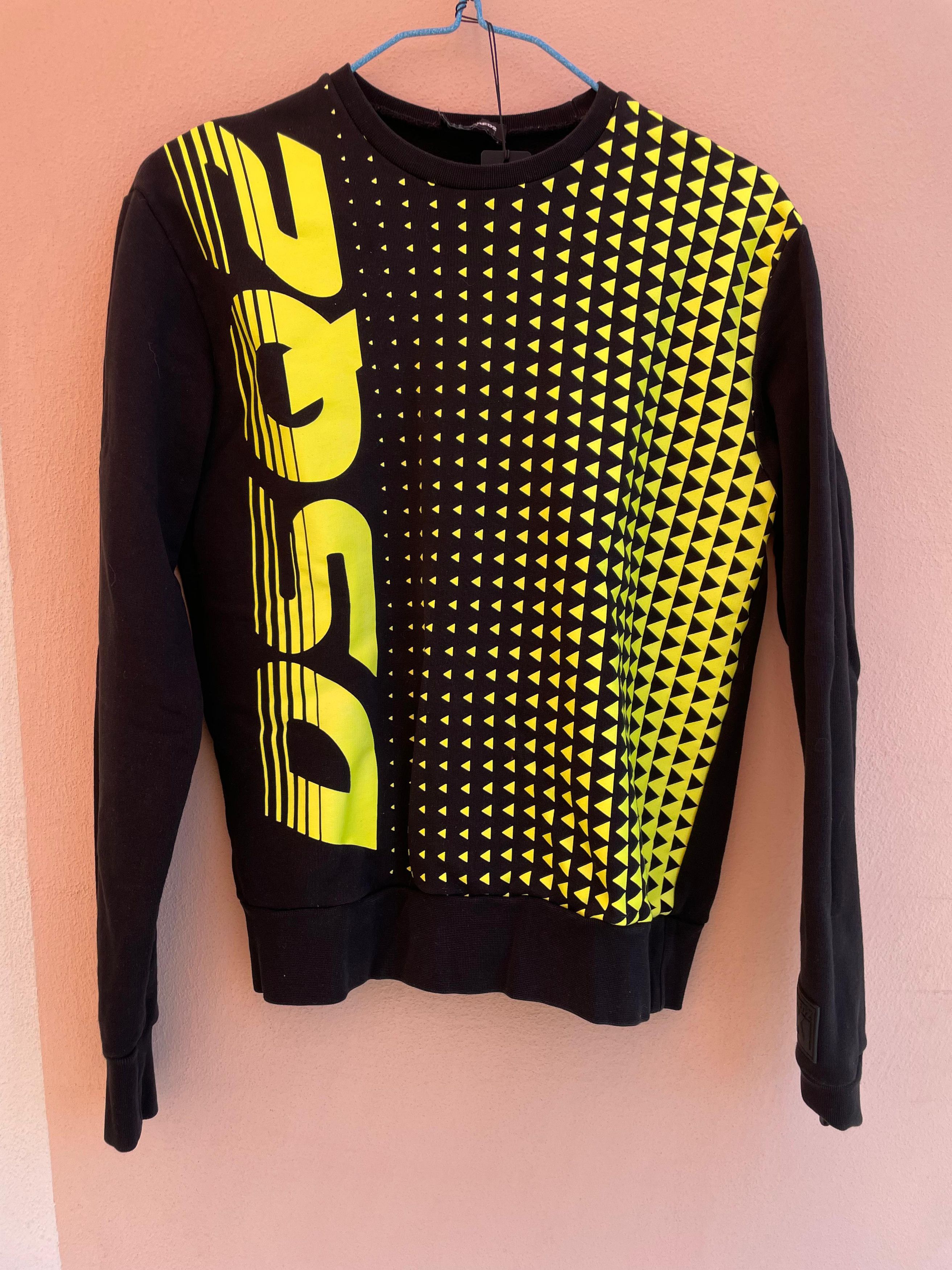 Dsquared2 Felpa Sweater Ski Neon Snow Size 16Y S XS