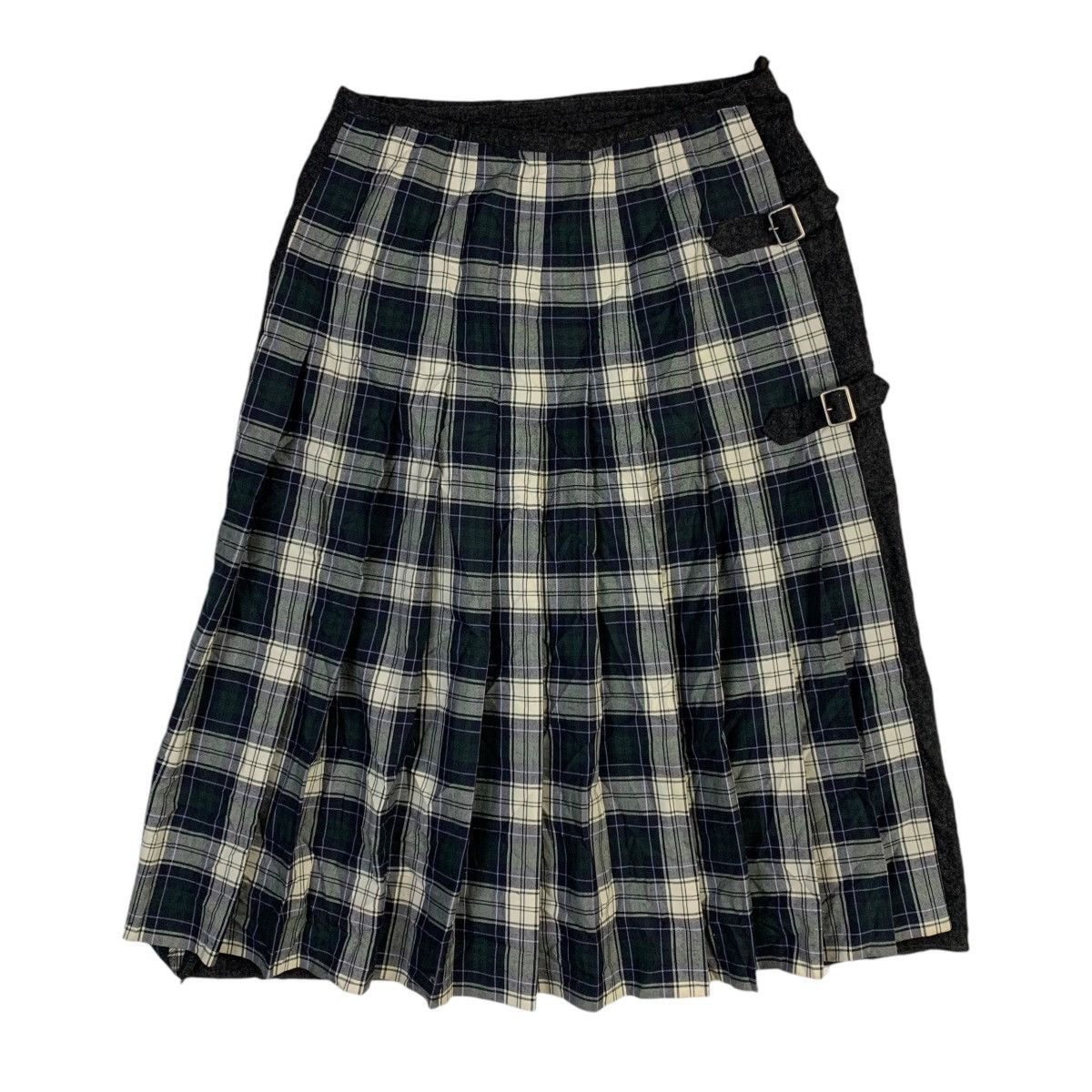 Issey Miyake × Japanese Brand Sunao Kuwahara Issey Miyake Pleated Midi Skirt Size 24" / US 00 / IT 34 - 1 Thumbnail