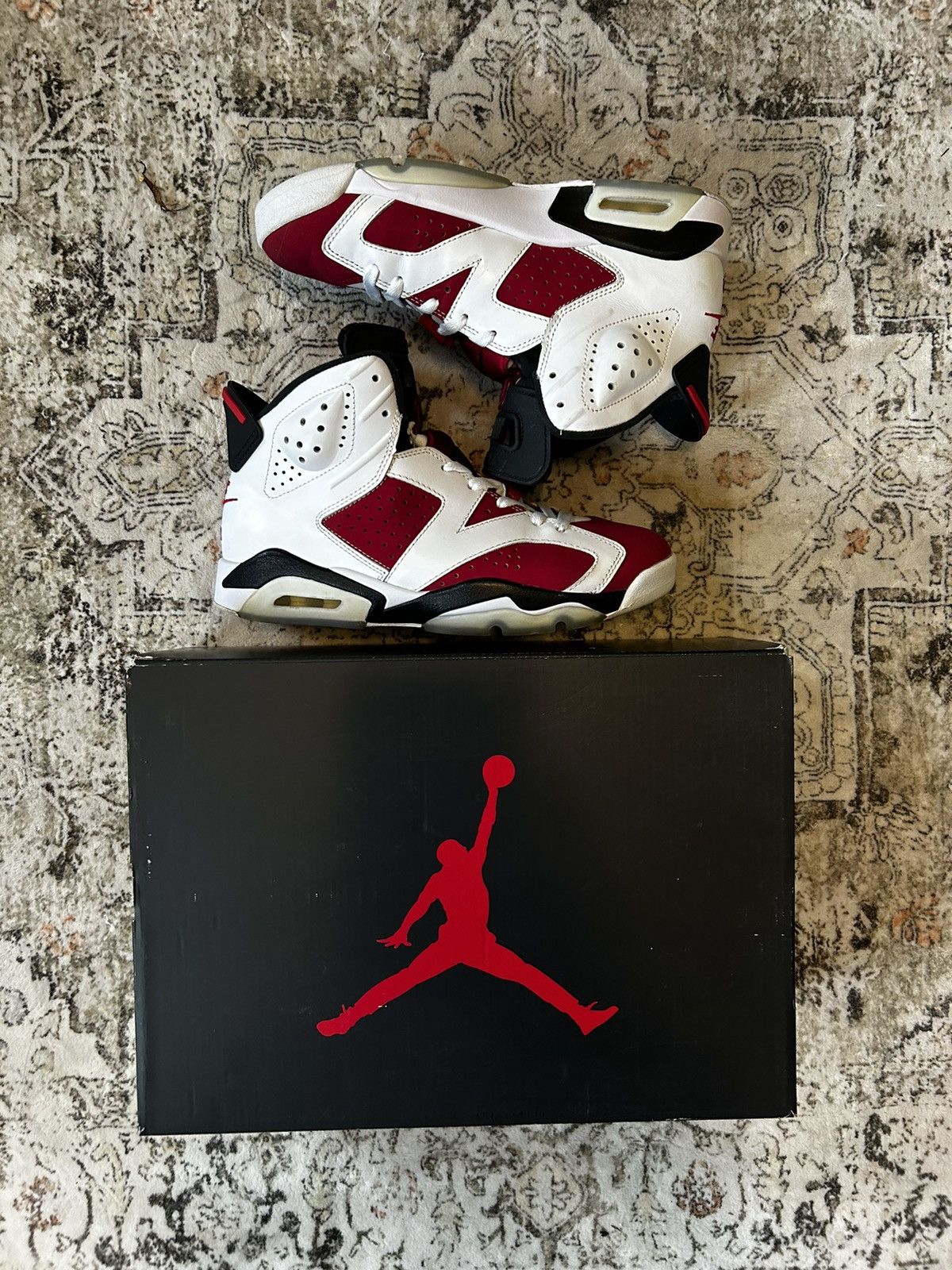 Men’s 8 Jordan 6 Carmines