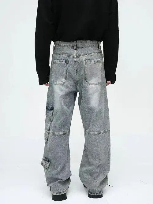 VIBE Retro baggy cargo jeans with big pockets Size US 32 / EU 48 - 5 Thumbnail