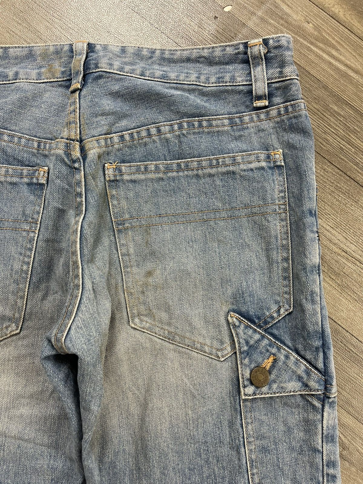 Issey Miyake 2000s Tsumori Chisato Issey Miyake Carpenter Faded Jeans Size US 29 - 15 Thumbnail