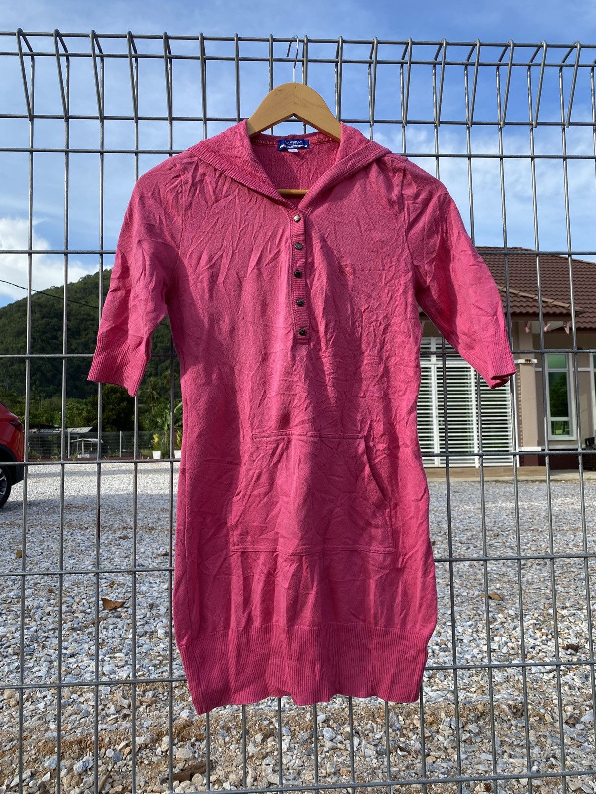 ♨️Steals♨️ Burberry Hoodie dress pink