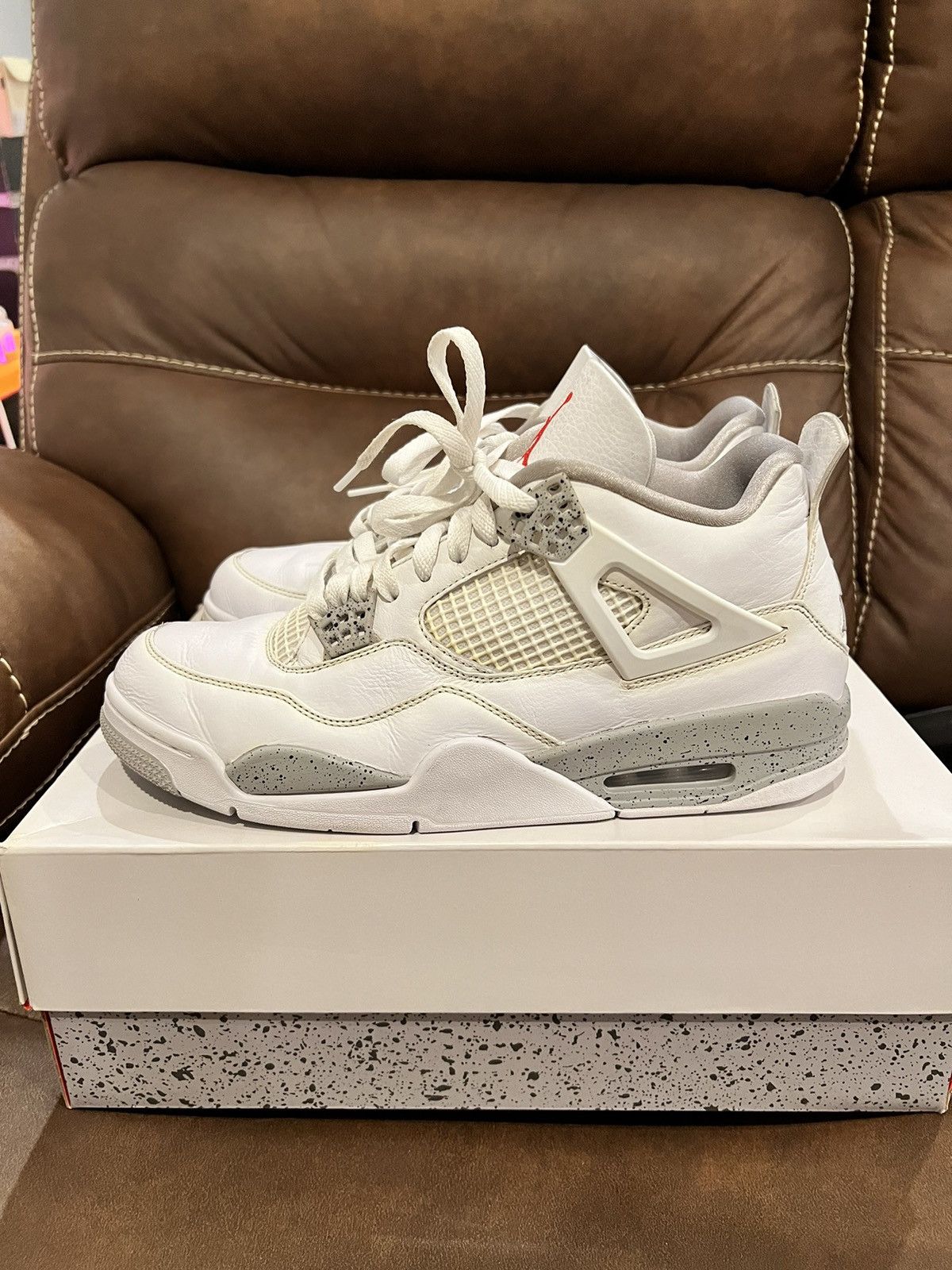 Pre-owned Jordan Nike Jordan 4 Retro White Oreo (2021) Shoes