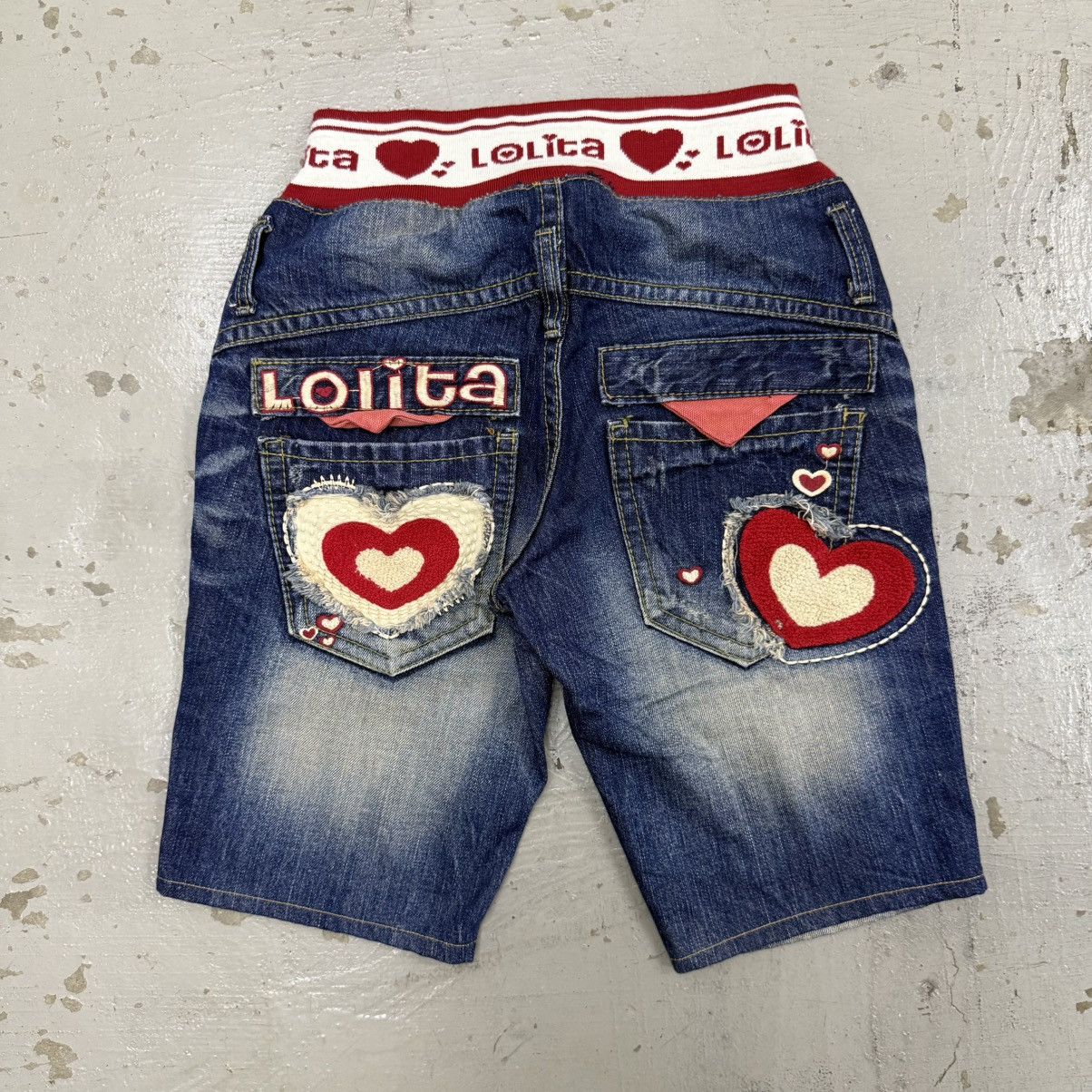 Hysteric Glamour Yoshitomo Nara X Lolita Jeans Denim Short Pants Sagging Size 25" / US 0 / IT 36 - 1 Thumbnail