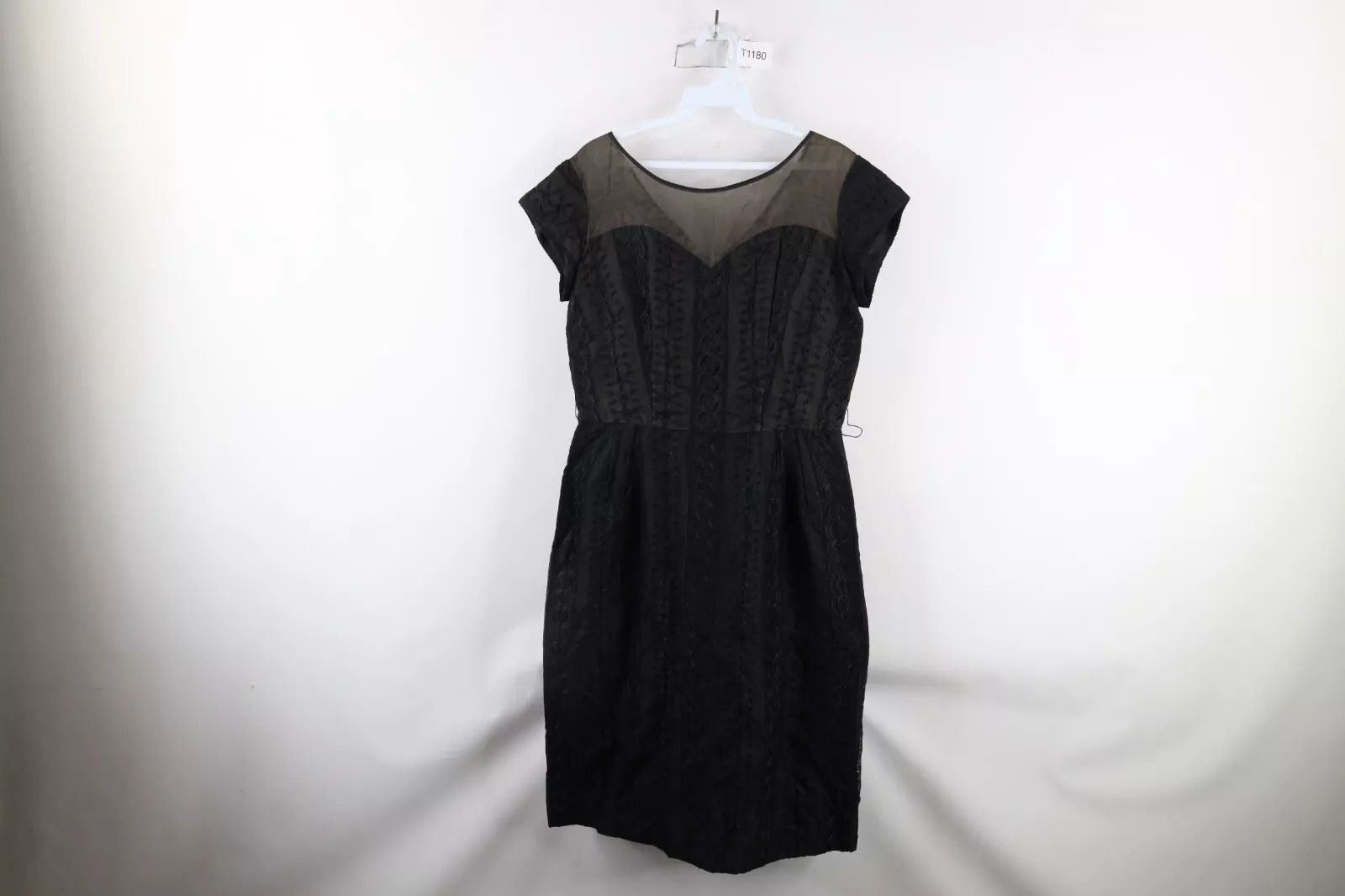 Vintage Vintage 50s 60s Rockabilly Distressed Lace Flower Dress Size XL / US 12-14 / IT 48-50 - 1 Thumbnail