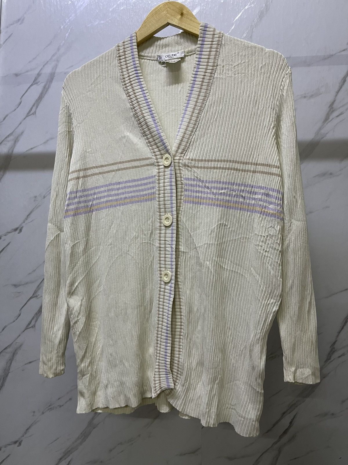 Celine Celine Cardigan Sweater Size M / US 6-8 / IT 42-44 - 3 Thumbnail