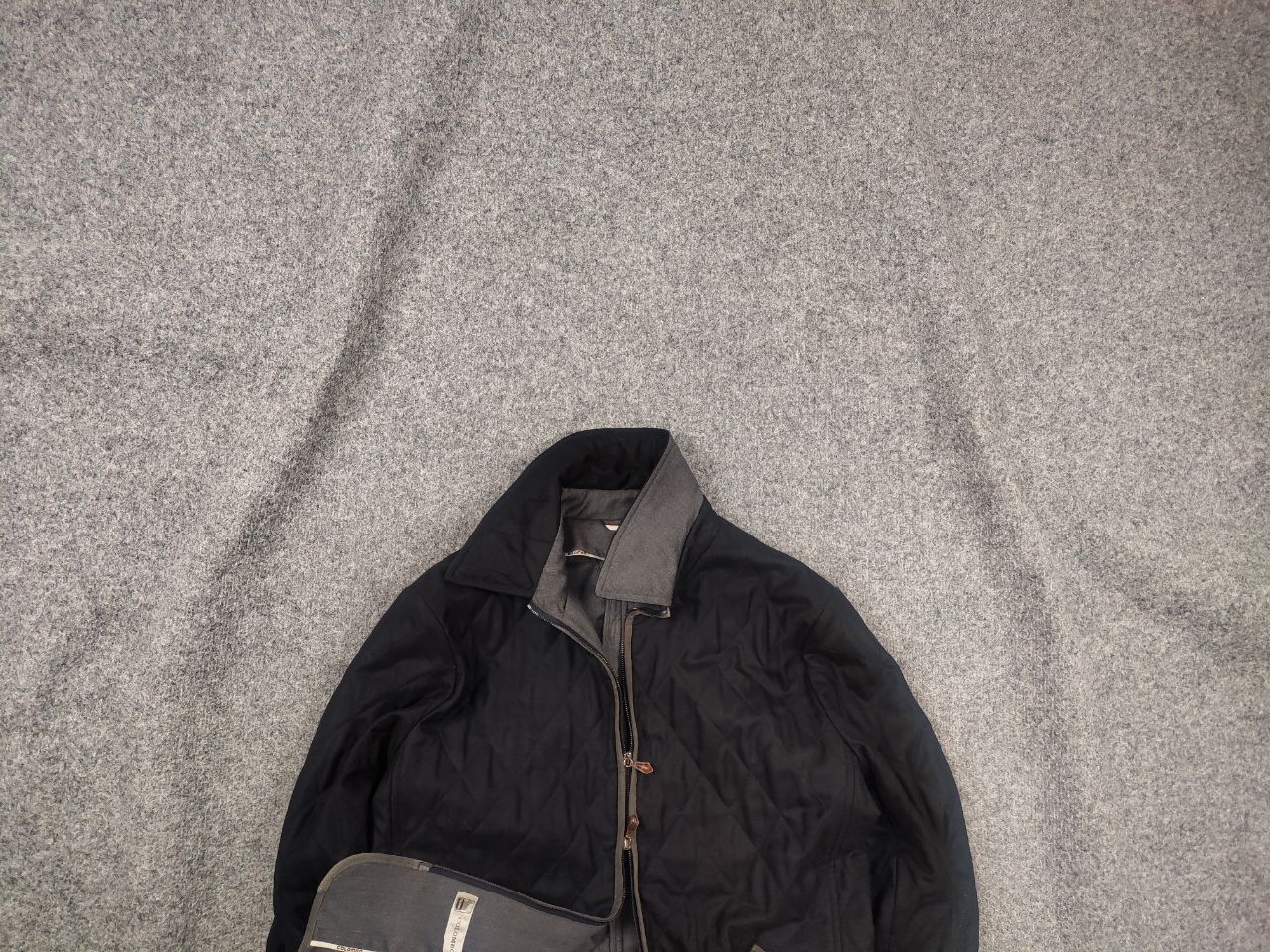 Colombo Colombo Italy Design cashmere quality Zip Black Jacket Size L / US 10 / IT 46 - 1 Thumbnail