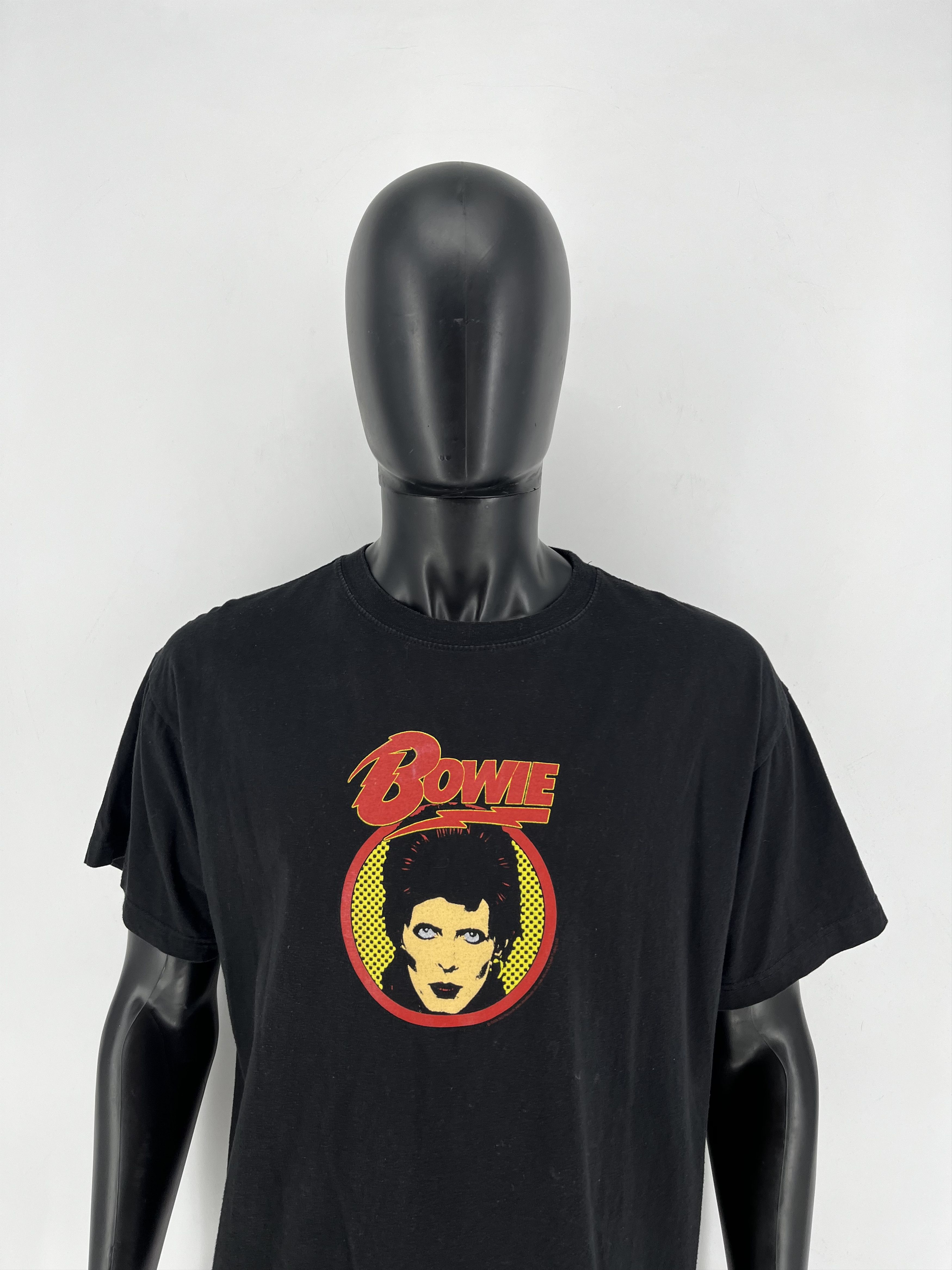 Other Men’s Vintage T-Shirt Bowie 2003 Size L Rock Band Black Size US L / EU 52-54 / 3 - 1 Thumbnail