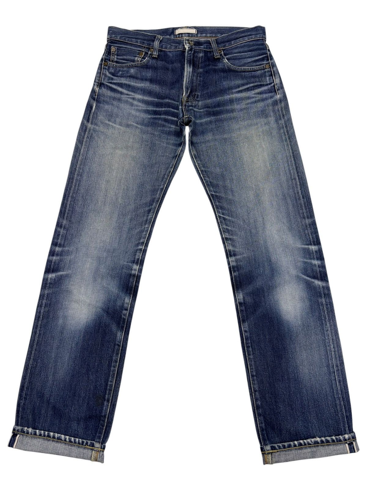 Uniqlo Vintage 00s UT Japan Washed Denim Pants Bottom Trousers 