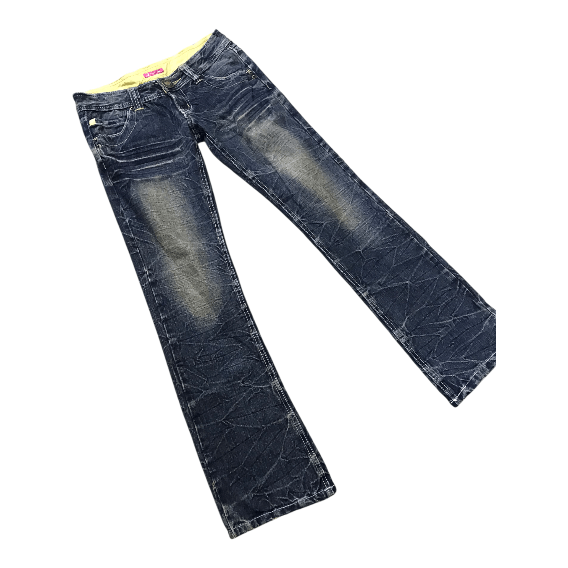 Japanese Brand Flare Angelina Denim Pant Size US 30 / EU 46 - 1 Thumbnail