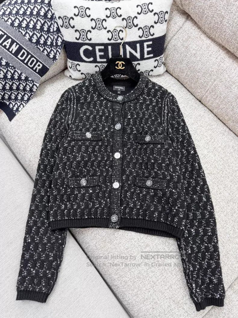 Chanel Chanel Mantianxing four-pocket diamond buckle round-neck l Size XS / US 0-2 / IT 36-38 - 2 Thumbnail
