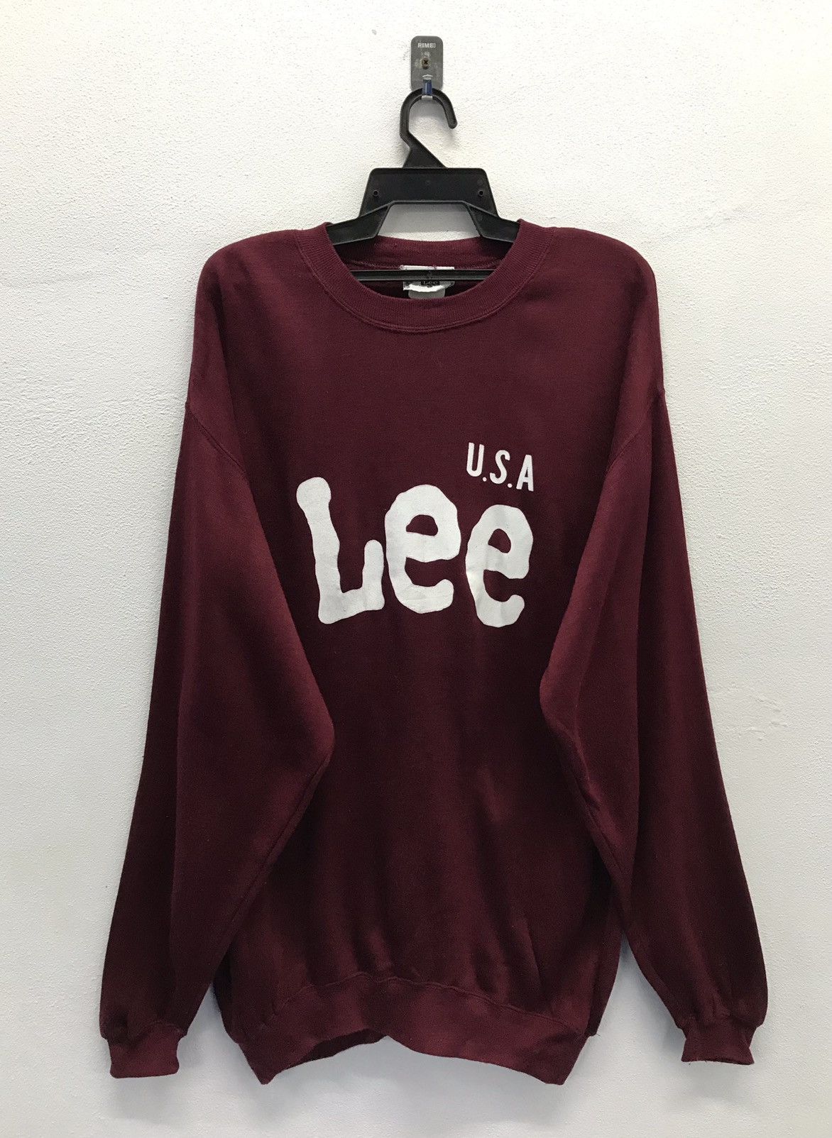 Lee × Vintage Vintage Lee Made In Usa Sweatshirt Size US L / EU 52-54 / 3 - 1 Thumbnail