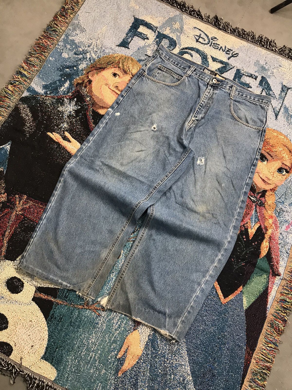 Southpole Vintage SouthPole damaged cropped denim Size US 40 / EU 56 - 5 Thumbnail