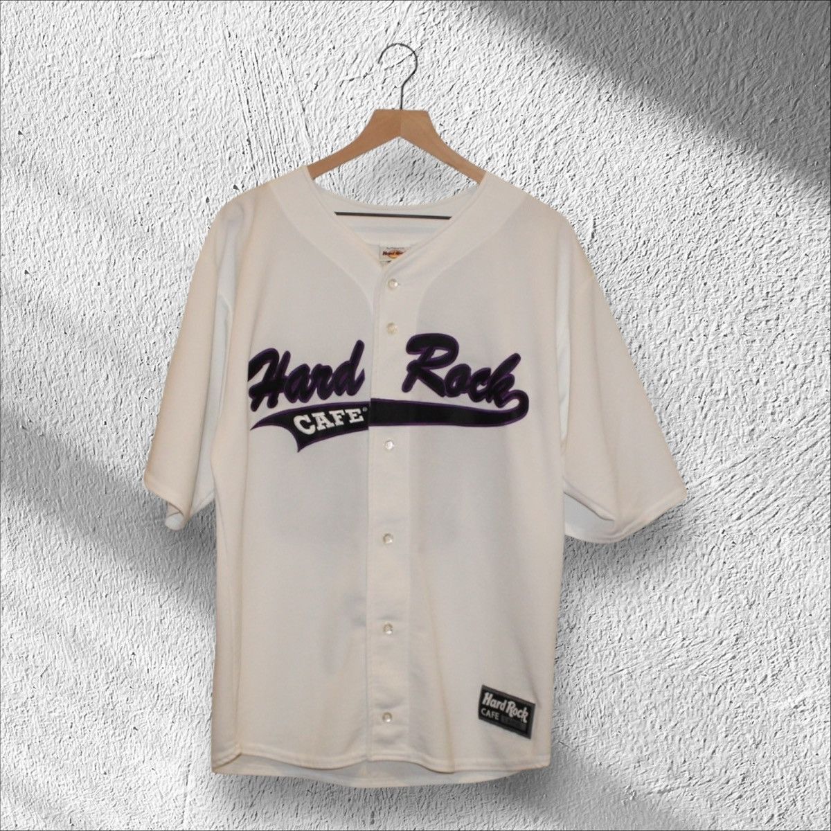 Vintage Vintage Hard Rock Cafe Denver Baseball Jersey Large Size US L / EU 52-54 / 3 - 1 Thumbnail