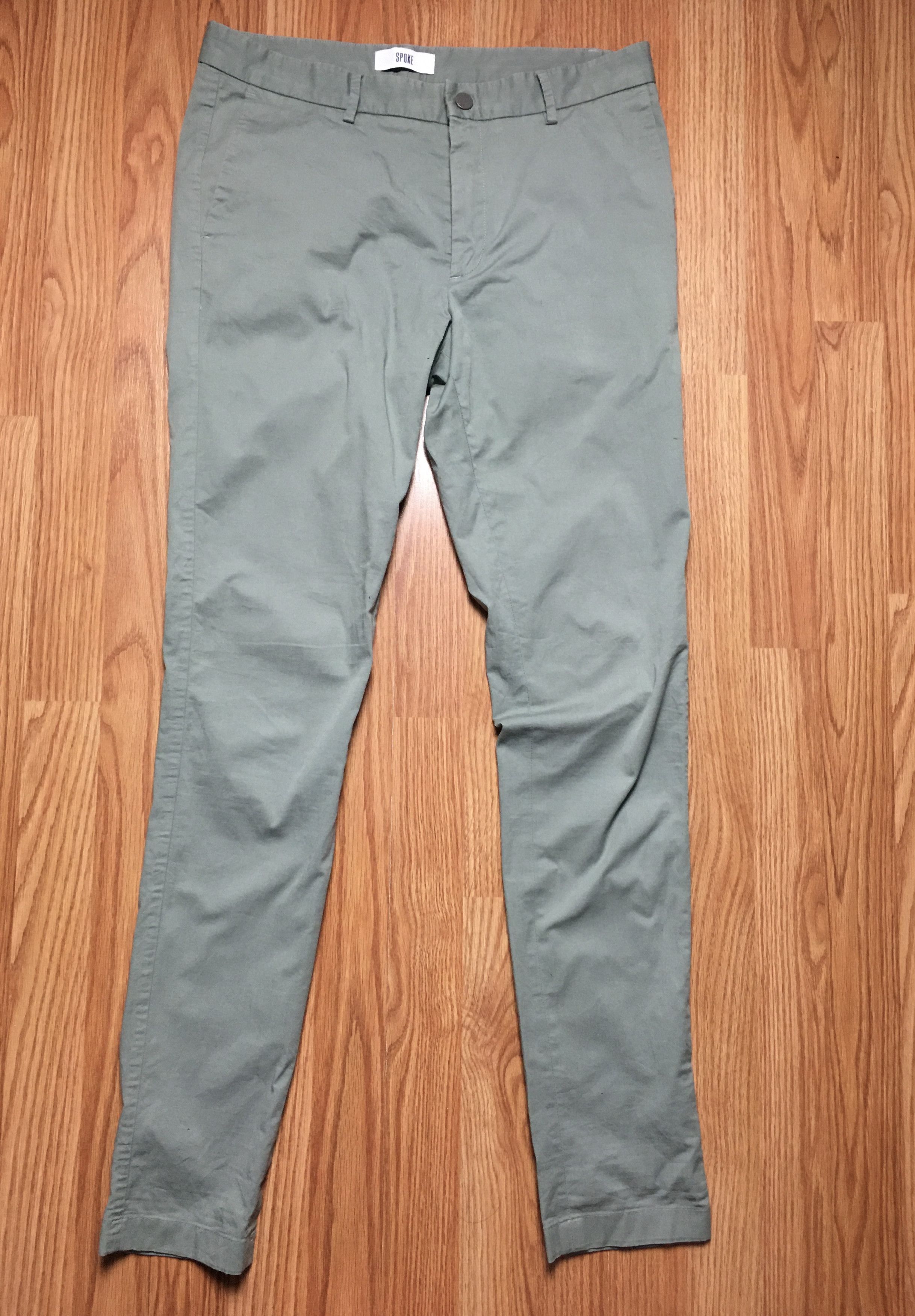 SPOKE SPOKE Sharps Cotton Mens Chino Pants Size W 32 Size US 32 / EU 48 - 1 Thumbnail