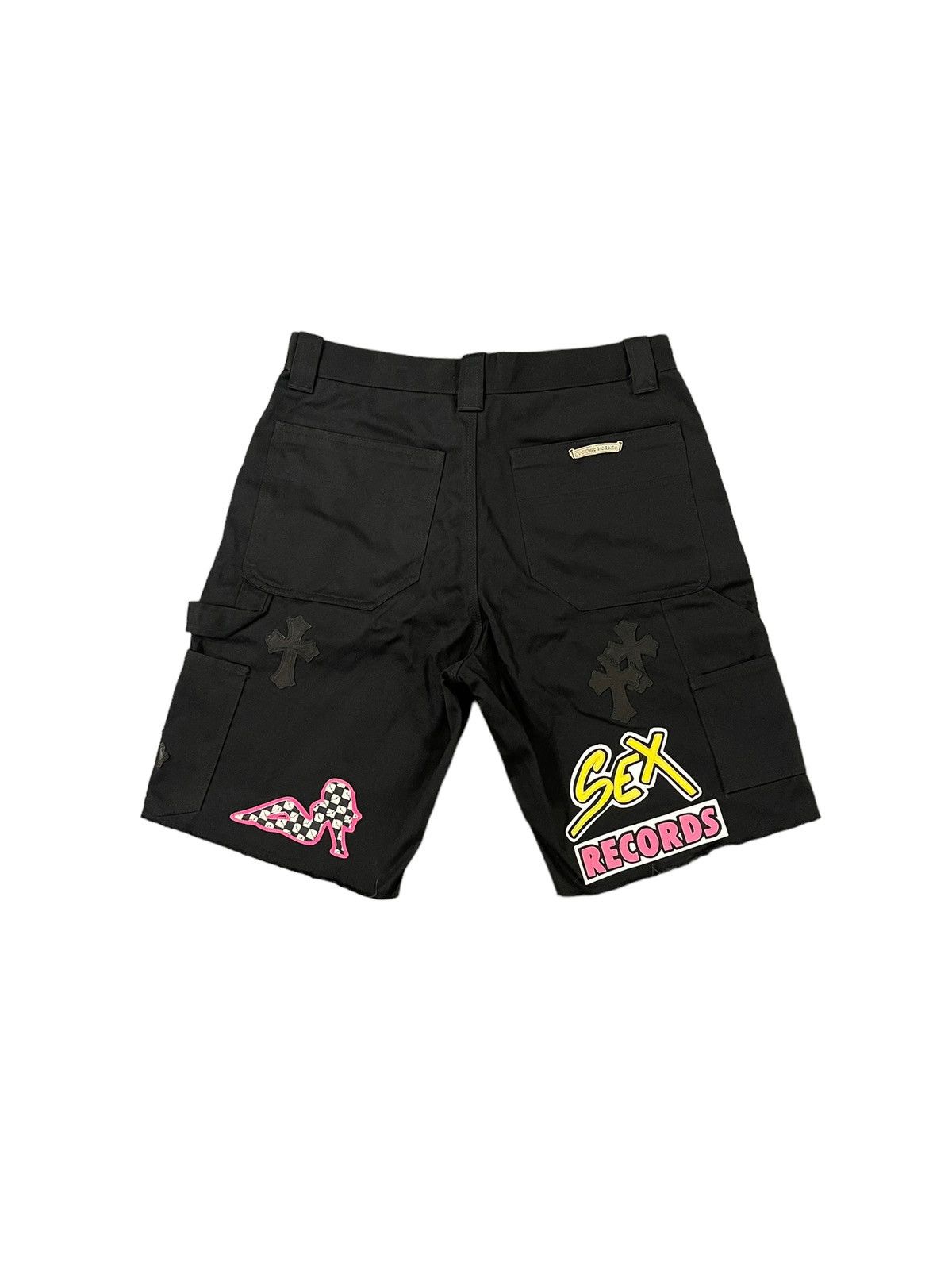 Chrome Hearts 1/5 Matty Boy Patch & Cross Patch Carpenter Shorts Size US 32 / EU 48 - 2 Thumbnail