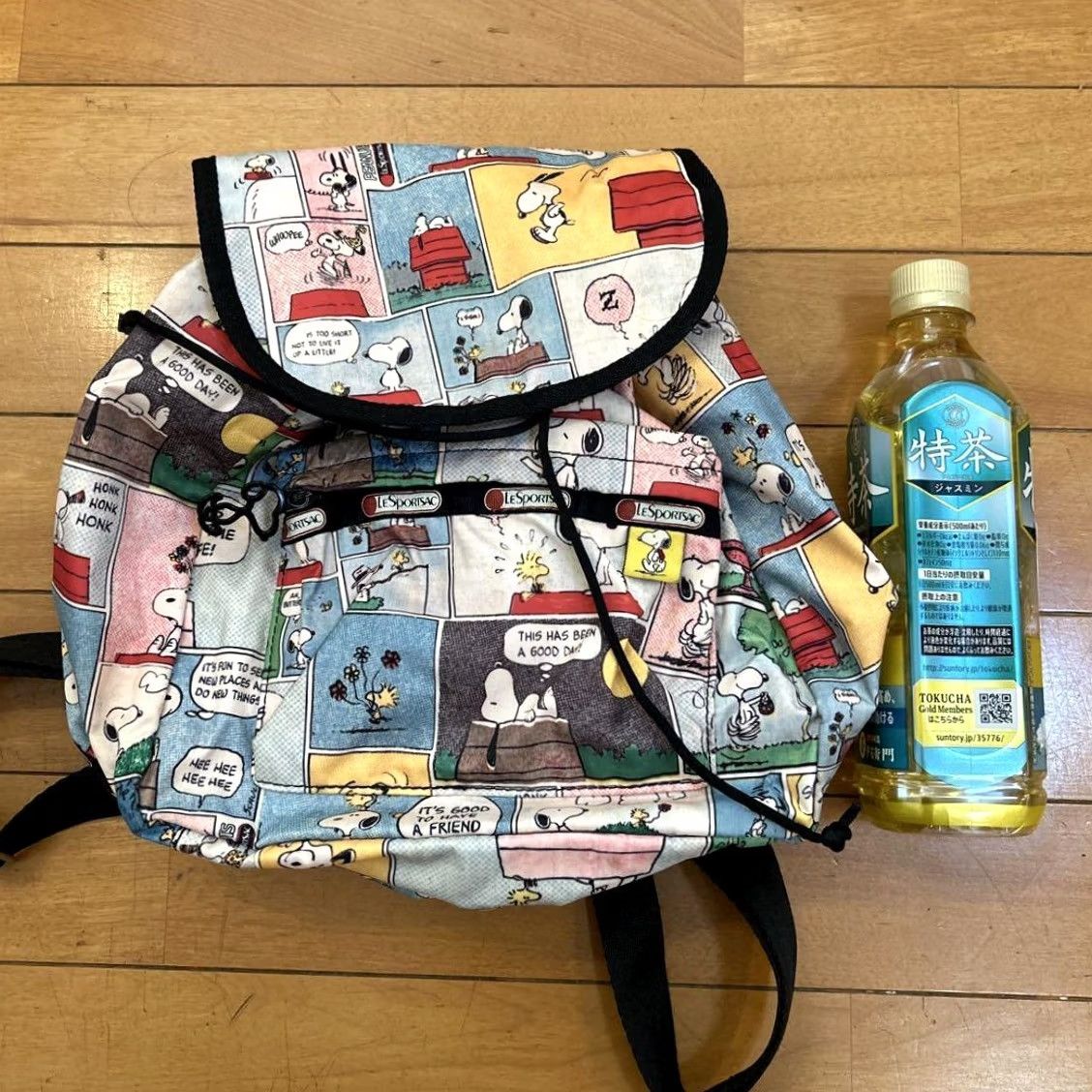 LeSportsac LeSportsac Snoopy Mini Backpack LeSportsac×PEANUTS Snoopy mini backpack from japan, Multicolor, Polyester, Backpack, Women, Mini, Unassembled? Size ONE SIZE - 7 Thumbnail