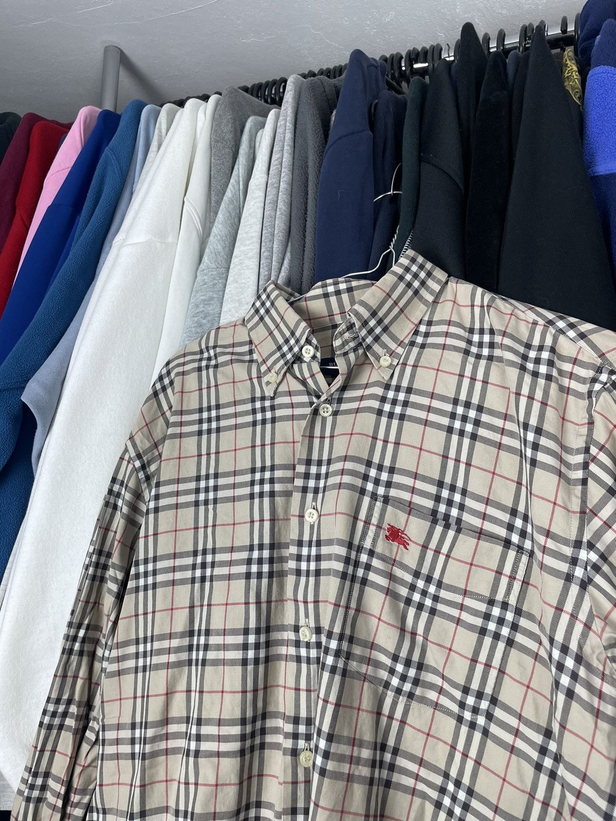Burberry × Vintage Vintage 90s Burberry London Nova Check Plaid Shirt RARE y2k Size US M / EU 48-50 / 2 - 4 Thumbnail