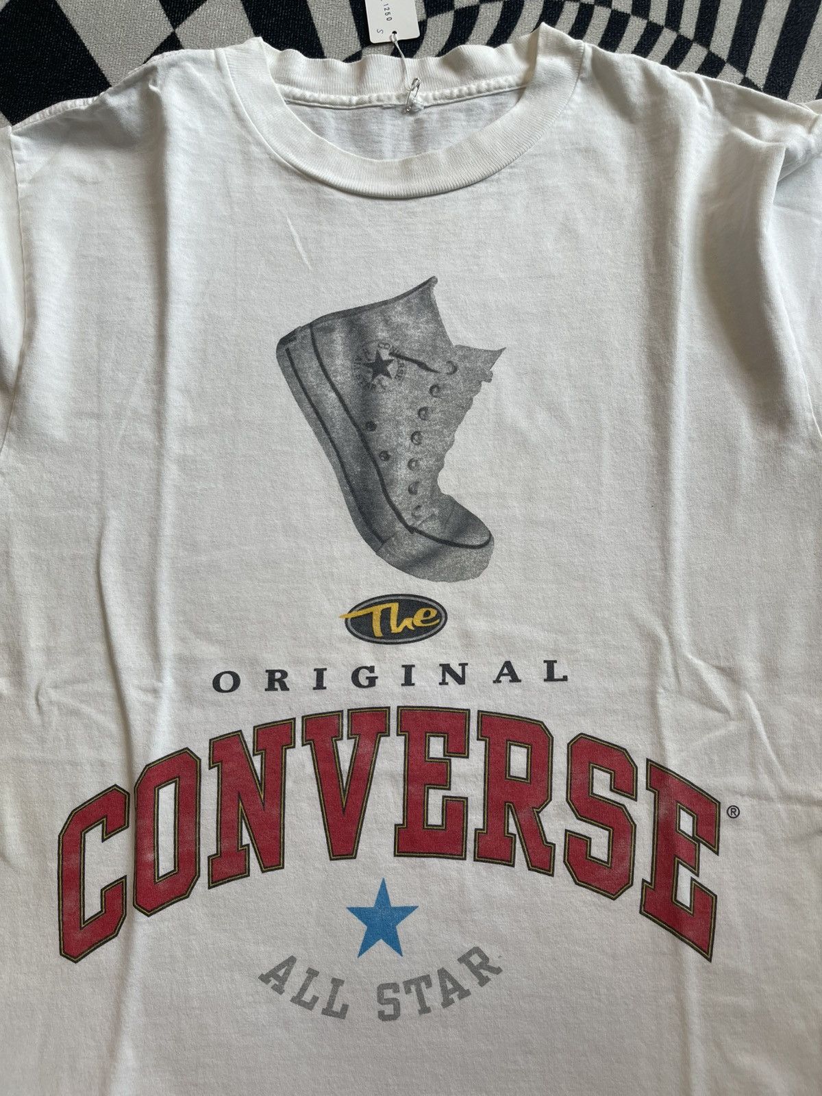 Converse Vintage 90s Converse All Star "The Original" T-Shirt Size US M / EU 48-50 / 2 - 5 Thumbnail