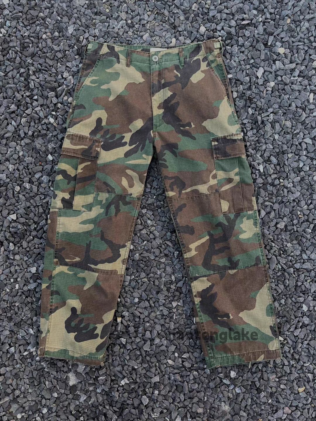 Vintage xz Military outdoor tactical cargo hiphop camo pants Size US 30 / EU 46 - 6 Thumbnail
