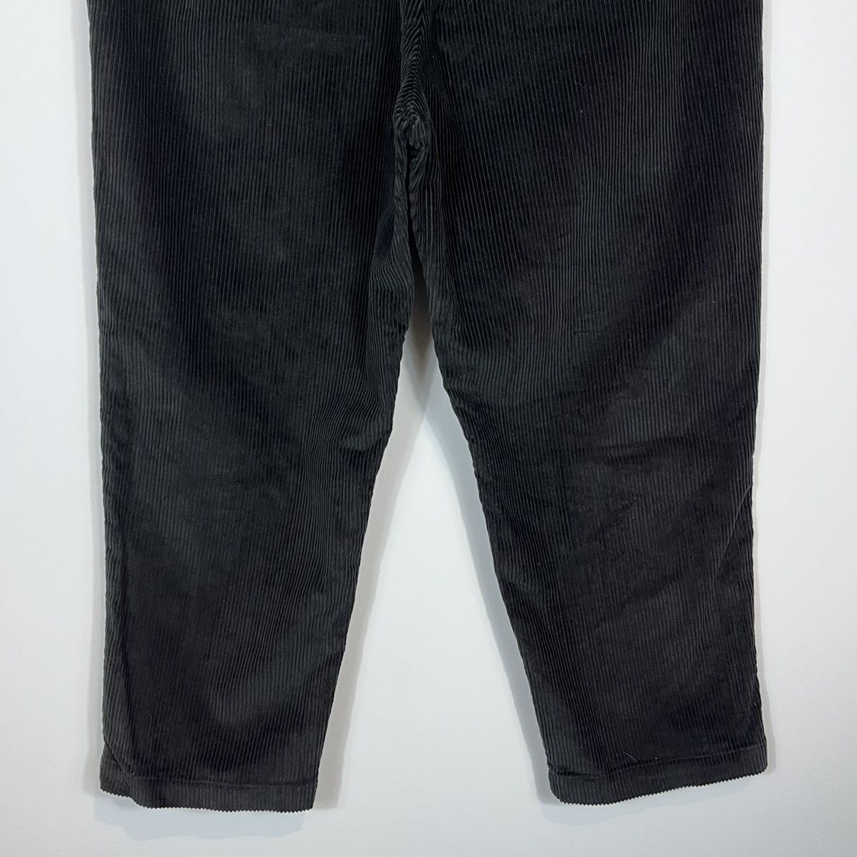 Other Toast Organic Cord Barrel Leg Trousers Black Velvet Pants Size 34" / US 12 / IT 48 - 8 Thumbnail