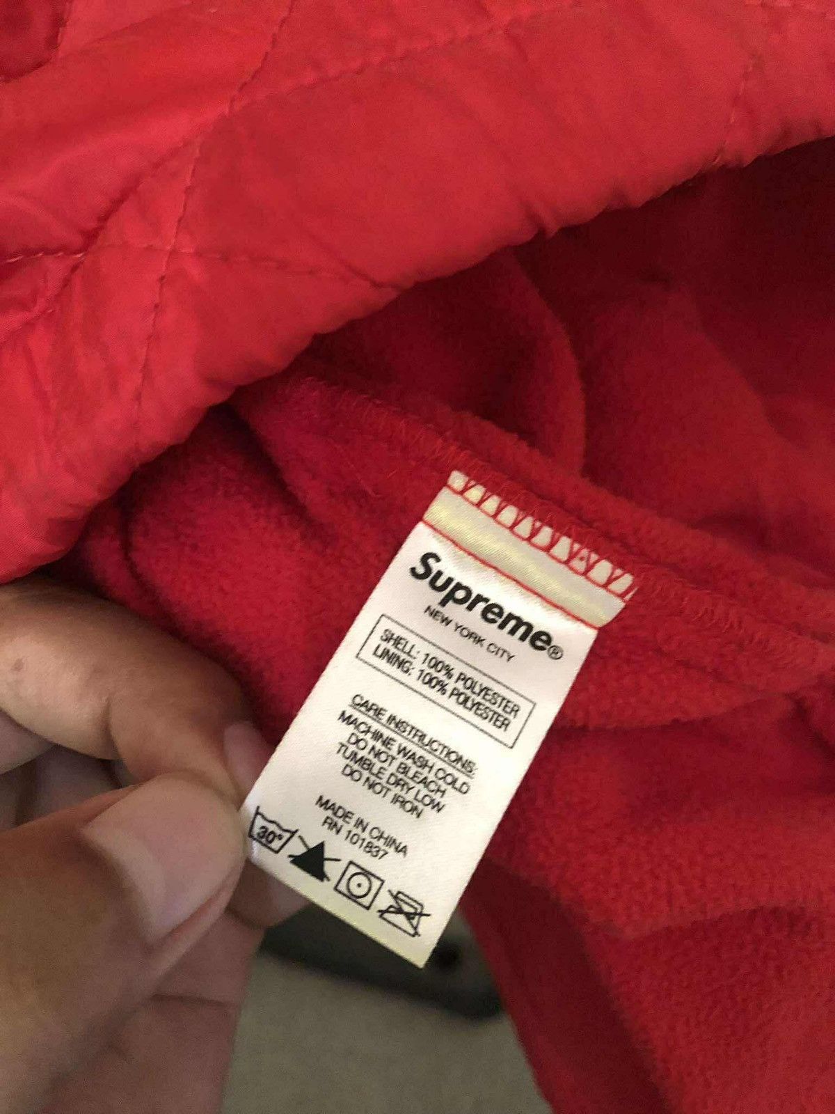 Supreme supreme arc logo quilted half zip pullover Size US M / EU 48-50 / 2 - 6 Thumbnail