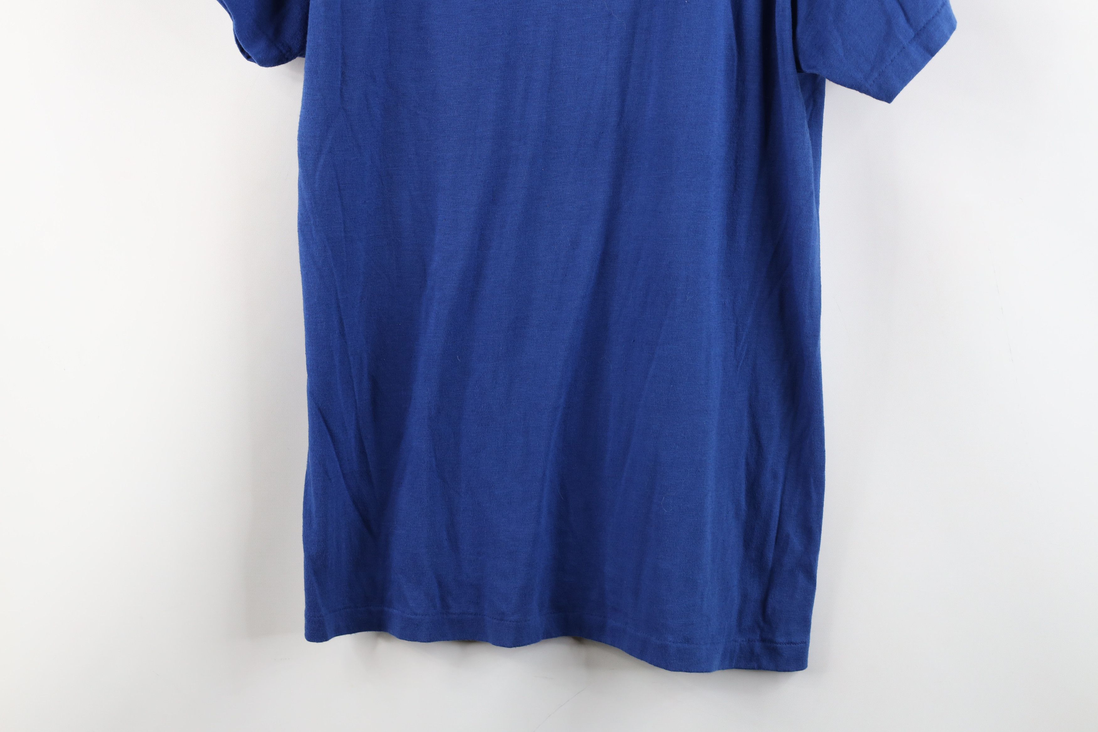 Vintage Vintage 80s Pan Am Airlines Data Systems T-Shirt Blue USA Size L / US 10 / IT 46 - 12 Thumbnail