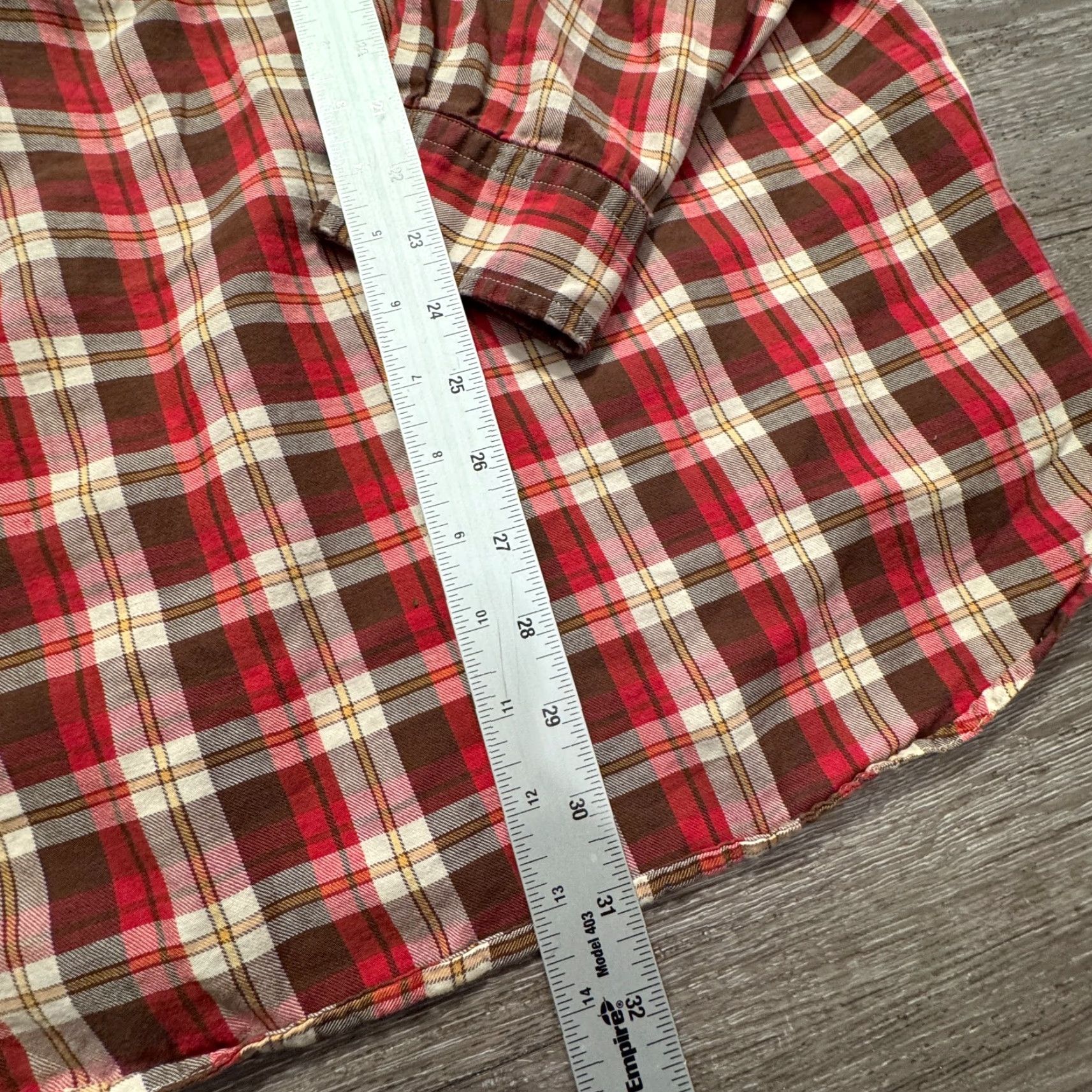 J.Crew VINTAGE J.CREW SHIRT Mens L Plaid Oarsman Flannel Button-Up Cotton Adult Size US L / EU 52-54 / 3 - 6 Thumbnail