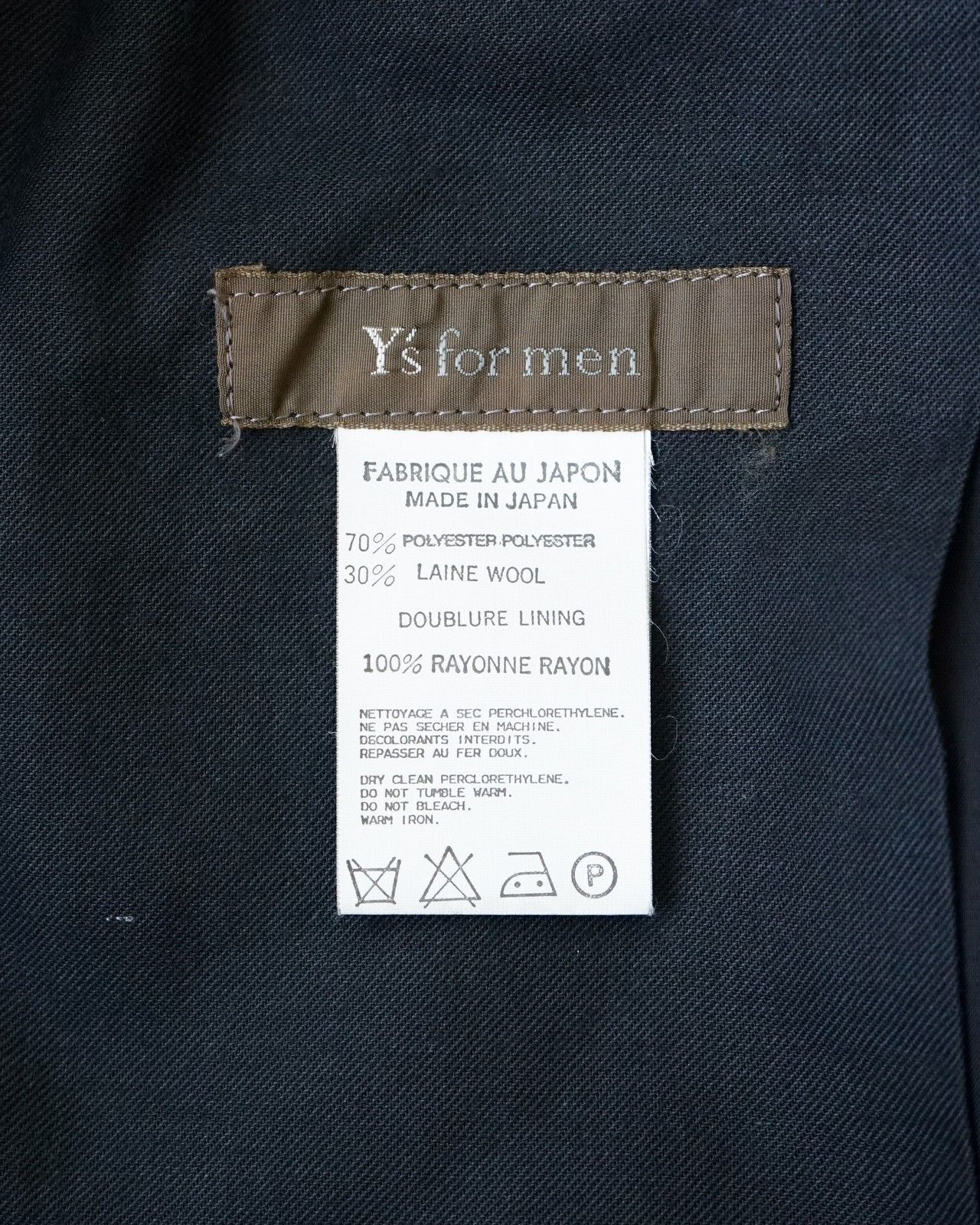 Yohji Yamamoto Y's for men 1990s wool slacks yohji yamamoto Size US 40 / EU 56 - 8 Thumbnail