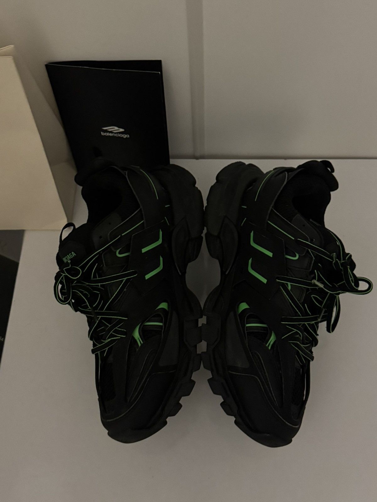 Balenciaga ⛔️Balenciaga track 1 black green 43 Size US 9 / EU 42 - 4 Thumbnail