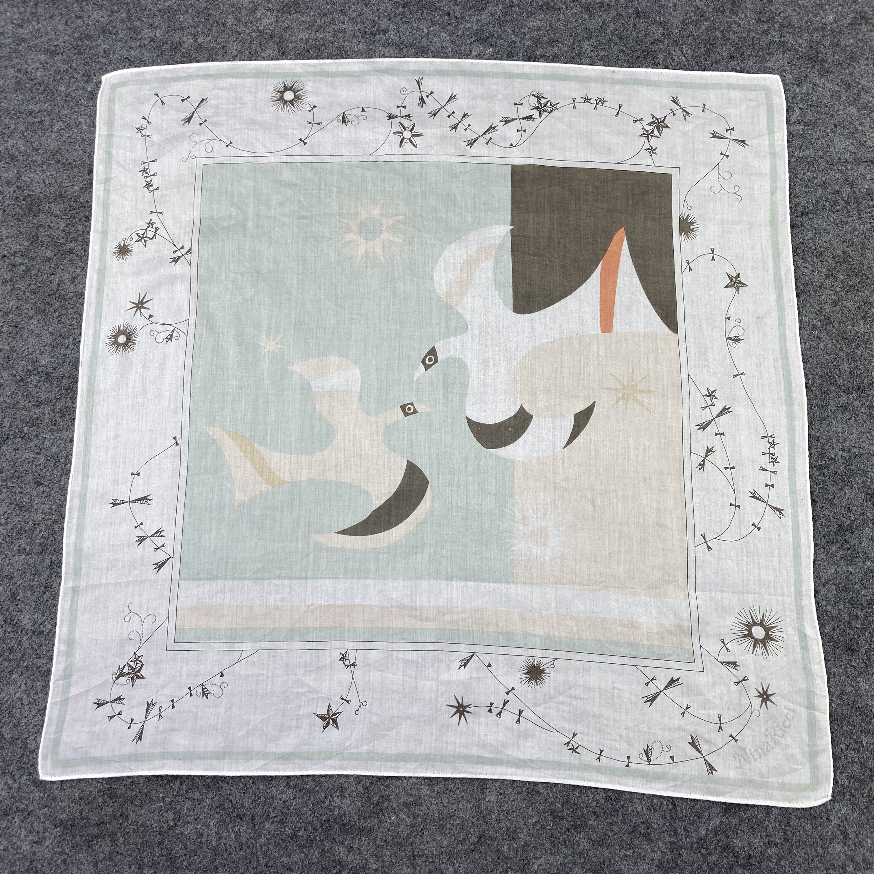 Nina Ricci Nina Ricci Handkerchief / Bandana / Neckerchief -B797 Size ONE SIZE - 3 Thumbnail