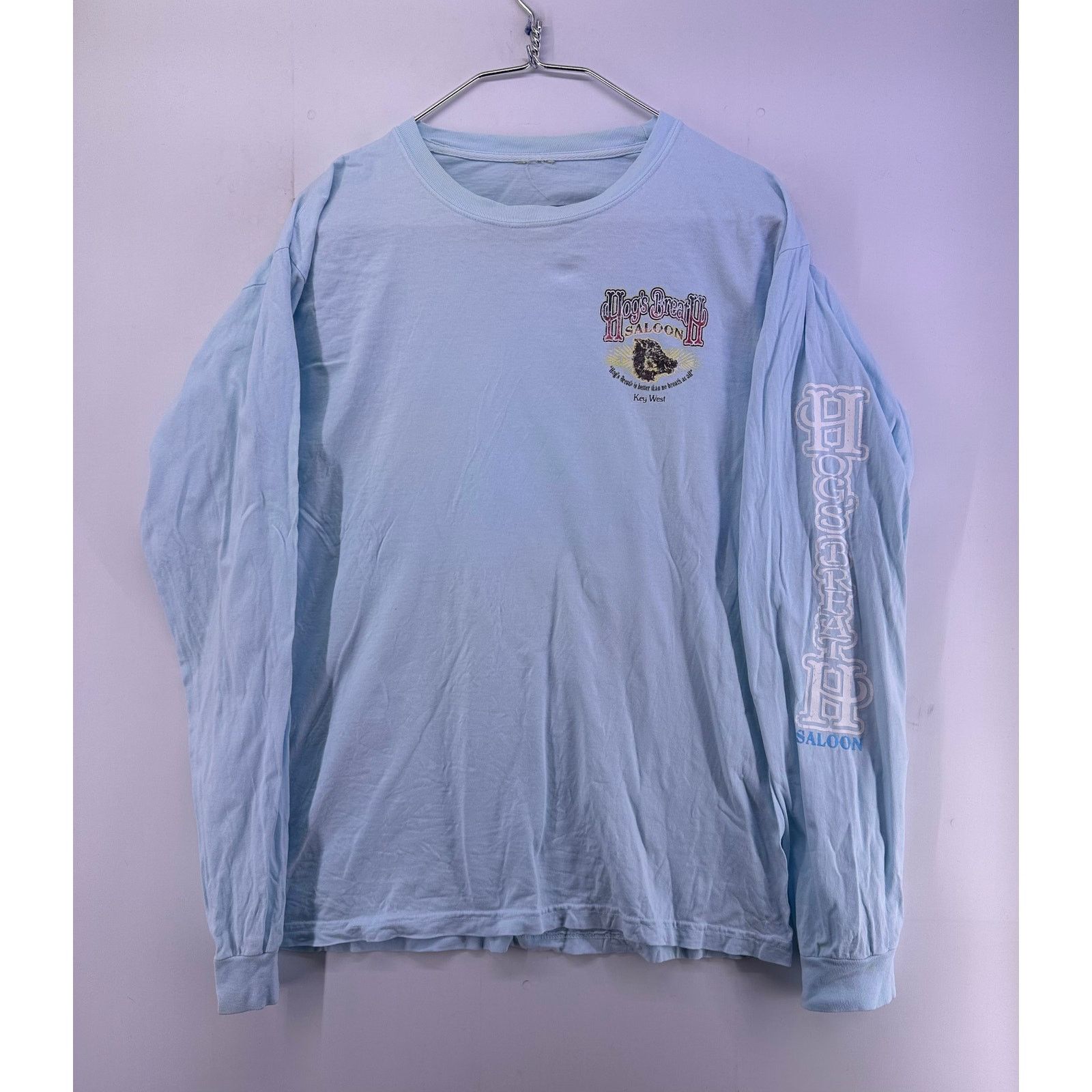 & Other Stories Hogs breath Salon Key West Blue LS Shirt Tag mission Sz M/L Size US M / EU 48-50 / 2 - 2 Thumbnail