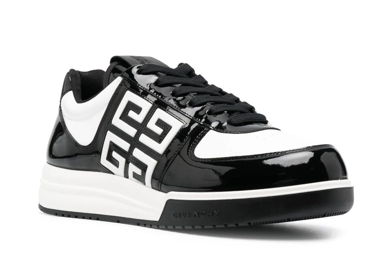 Givenchy GIVENCHY G4 LOW SNEAKERS - BLACK/WHITE Size US 10.5 / EU 43-44 - 7 Thumbnail