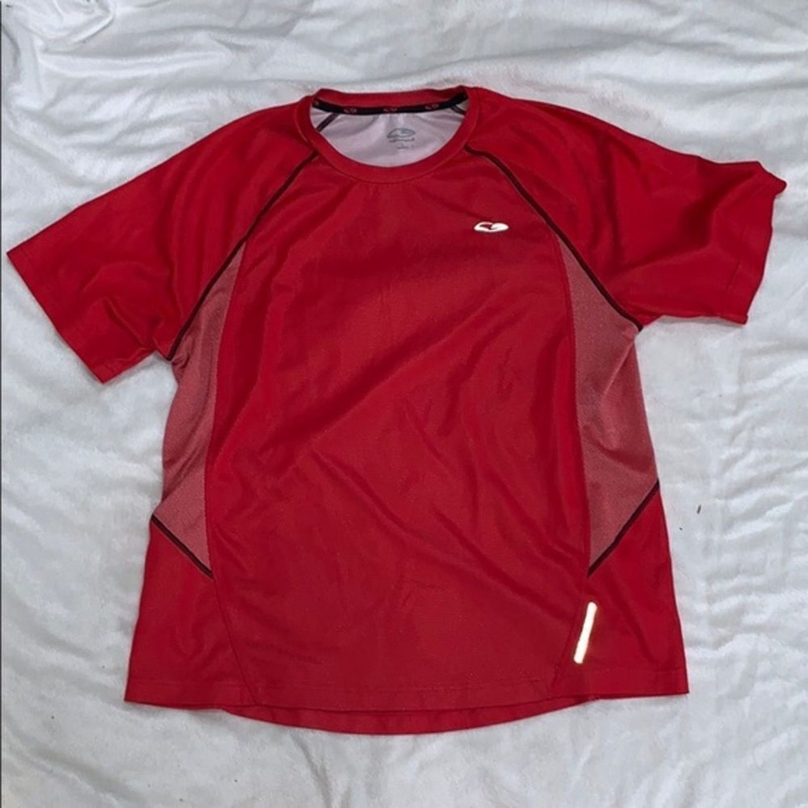 Champion Champion Red Technical Crewneck T-Shirt | Sz L Size US L / EU 52-54 / 3 - 2 Thumbnail