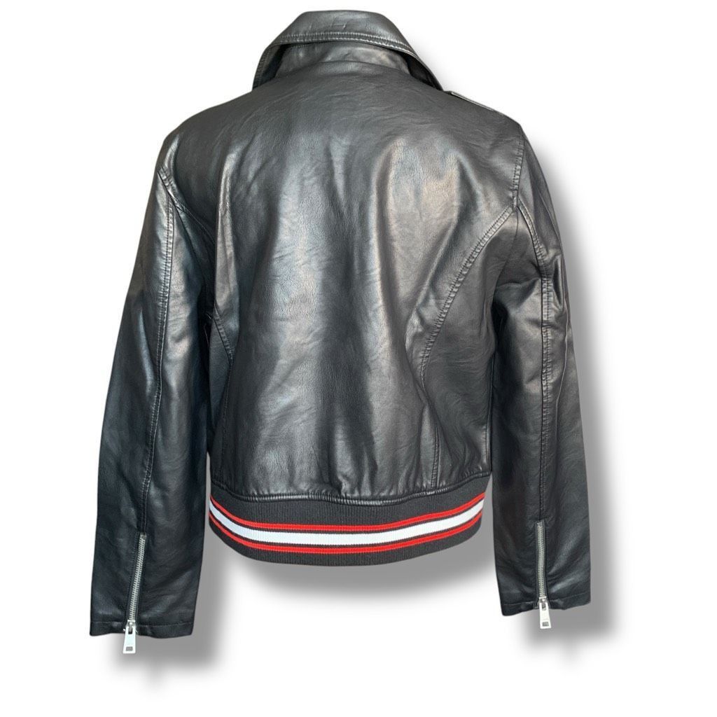 Levi's Levi’s NWT Faux Leather Moto Jacket Black Ribbed Hem Asymmet Size XL / US 12-14 / IT 48-50 - 7 Thumbnail