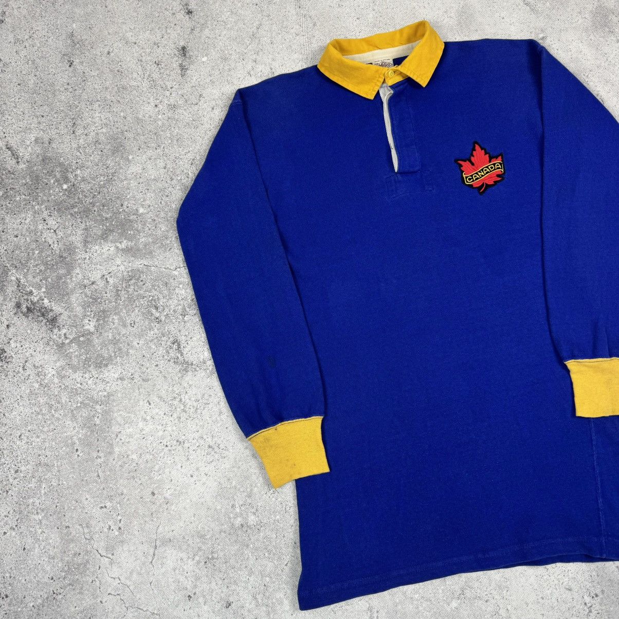 Umbro 1960s Vintage Rugby Canada National Team Long Sleeve Shirt Size US M / EU 48-50 / 2 - 5 Thumbnail