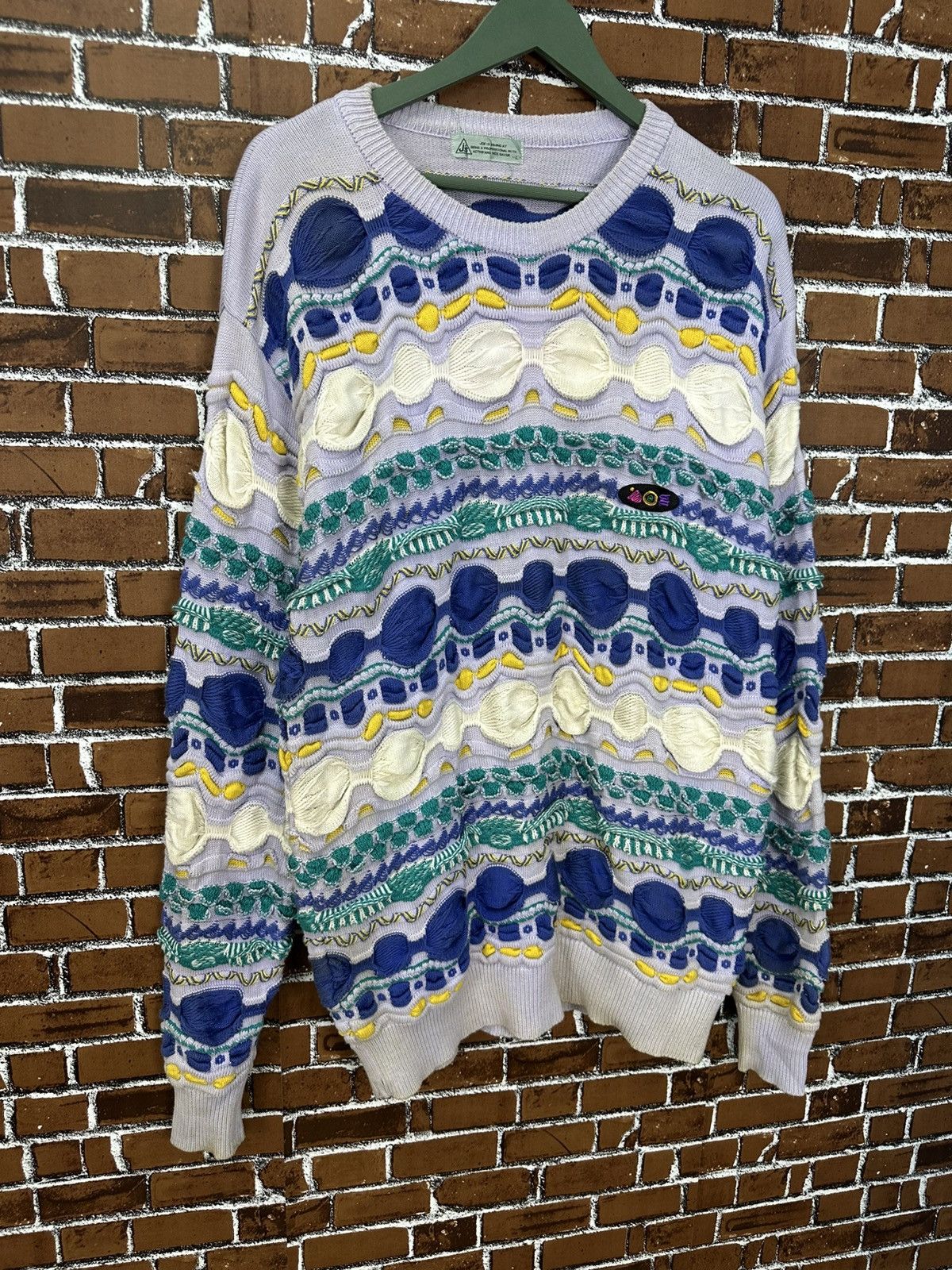 Vintage Vintage Designer Joe Is Aiming Heavy Knitwear Z429 Size US L / EU 52-54 / 3 - 2 Thumbnail