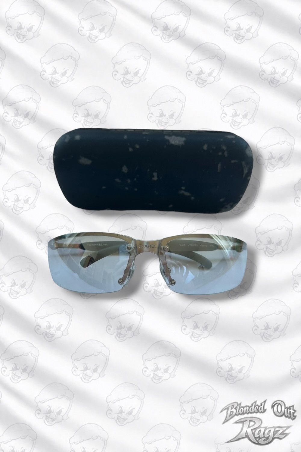 Chanel Chanel 4010 Silver Rimless Sunglasses Vintage Size ONE SIZE - 2 Thumbnail