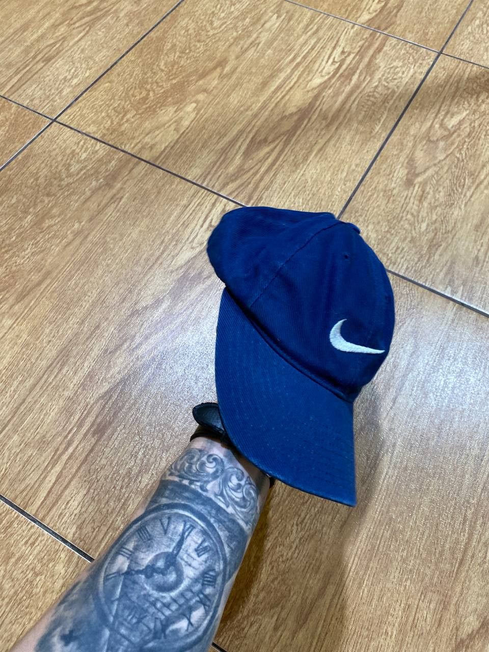 Nike Blue Hats Vintage Nike Cap Y2K big logo streetwear Size ONE SIZE - 5 Thumbnail