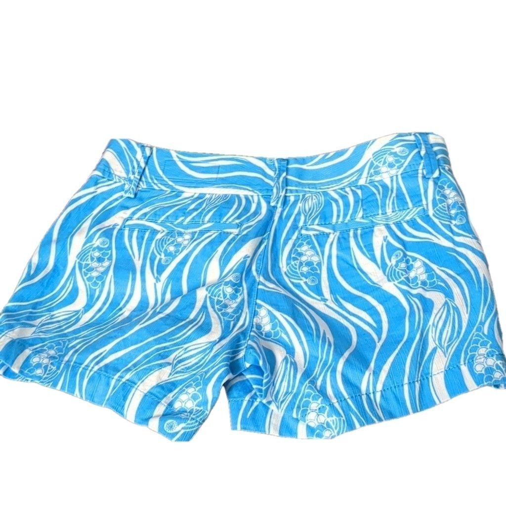 Lilly Pulitzer LILLY Pulitzer the Callahan blue shorts size 00 Size 24" / US 00 / IT 34 - 4 Thumbnail