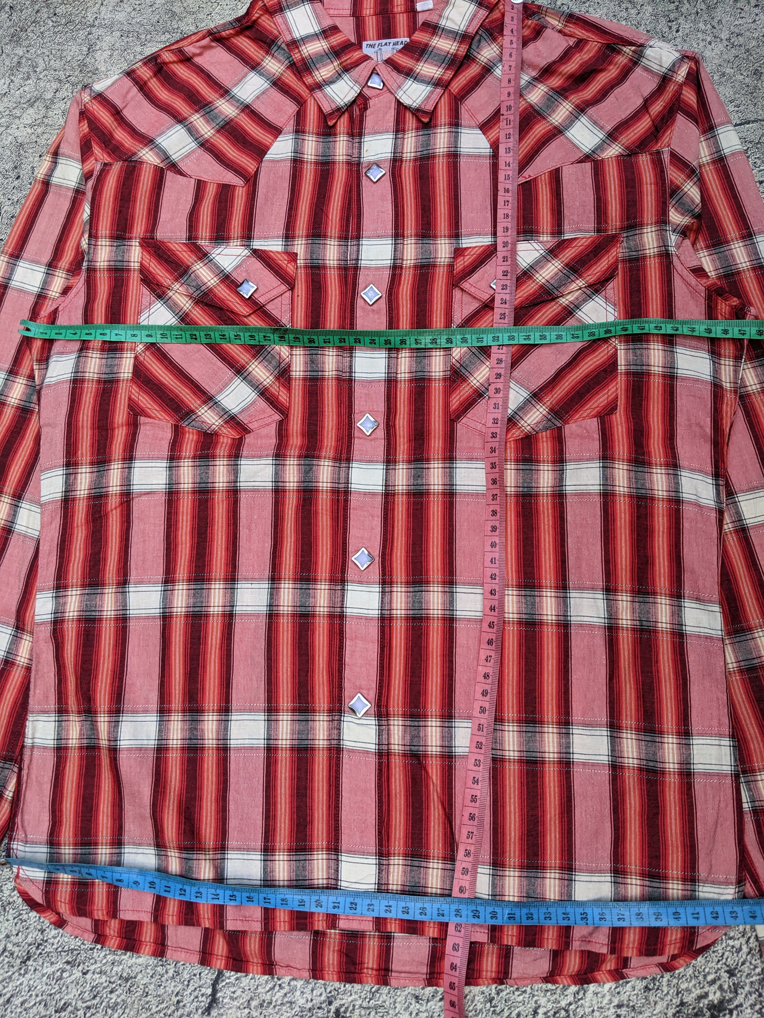 The Flat Head Flat Head Western Plaid Shirt Size US XS / EU 42 / 0 - 6 Thumbnail