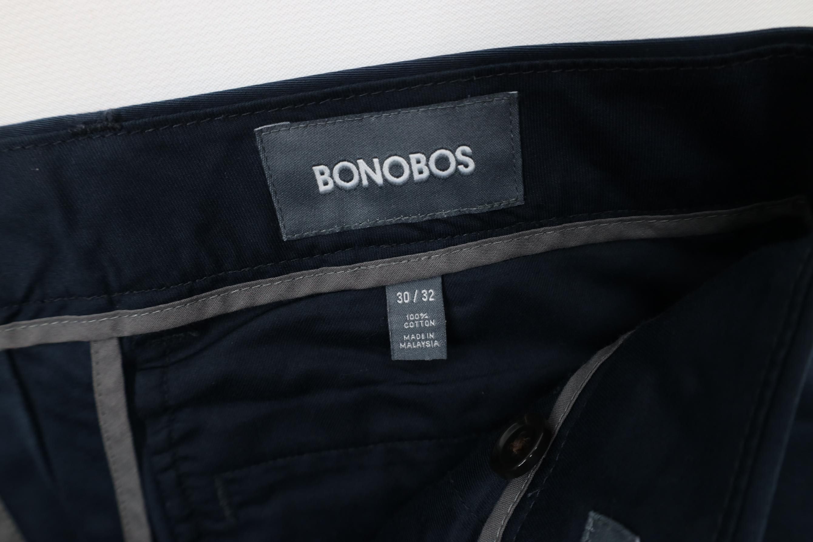 Bonobos Bonobos Monday Slim Fit Chino Pants Trousers Navy Blue Size US 30 / EU 46 - 9 Thumbnail