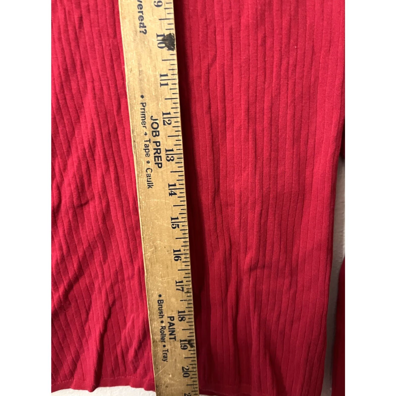 Banana Republic VINTAGE Banana Republic Red Pinkish Square Neck Y2K Sweater Women’s XL Size Size XL / US 12-14 / IT 48-50 - 4 Thumbnail