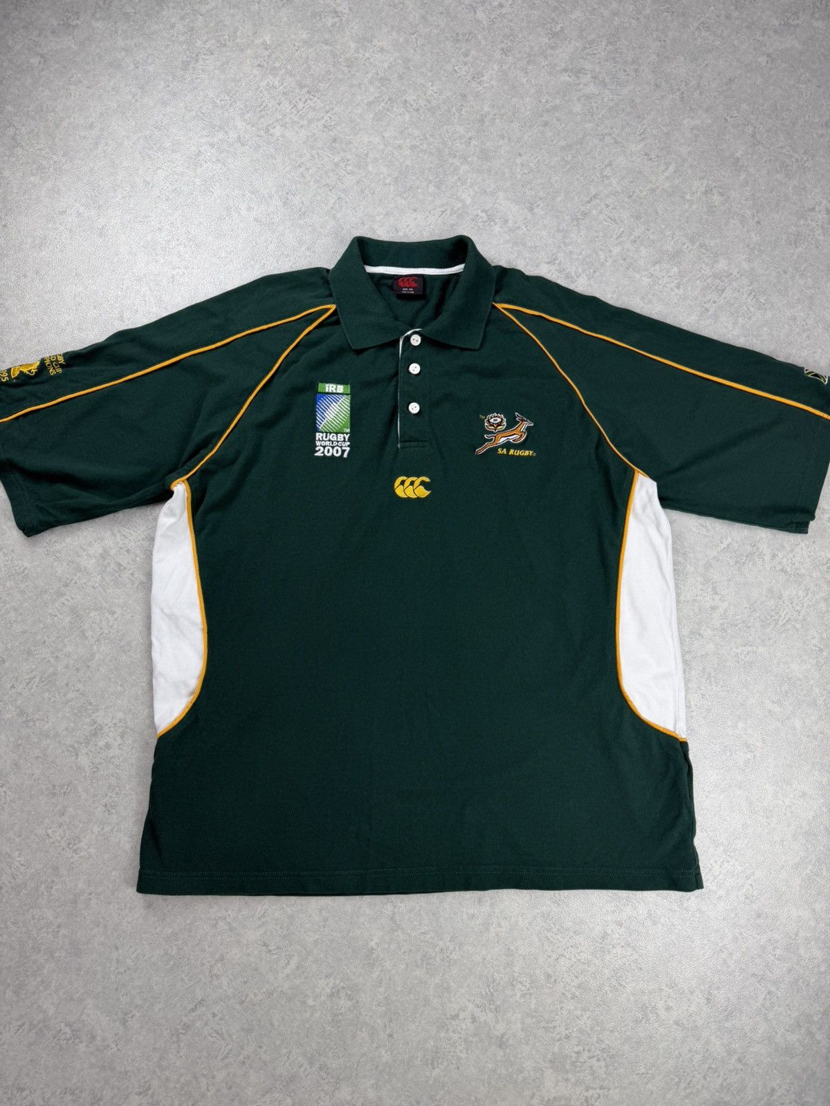 Canterbury of New Zealand Vintage Canterbury South Africa Rugby Shirt Size XXL Size US XXL / EU 58 / 5 - 2 Thumbnail