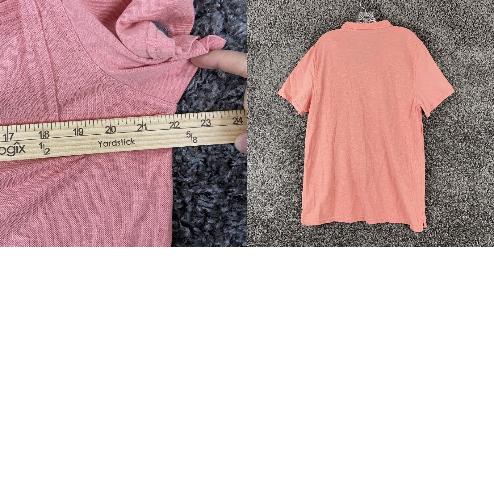 Calvin Klein VINTAGE Calvin Klein Polo Shirt Men XL Short Sleeve Orange Clothing Size US XL / EU 56 / 4 - 8 Thumbnail