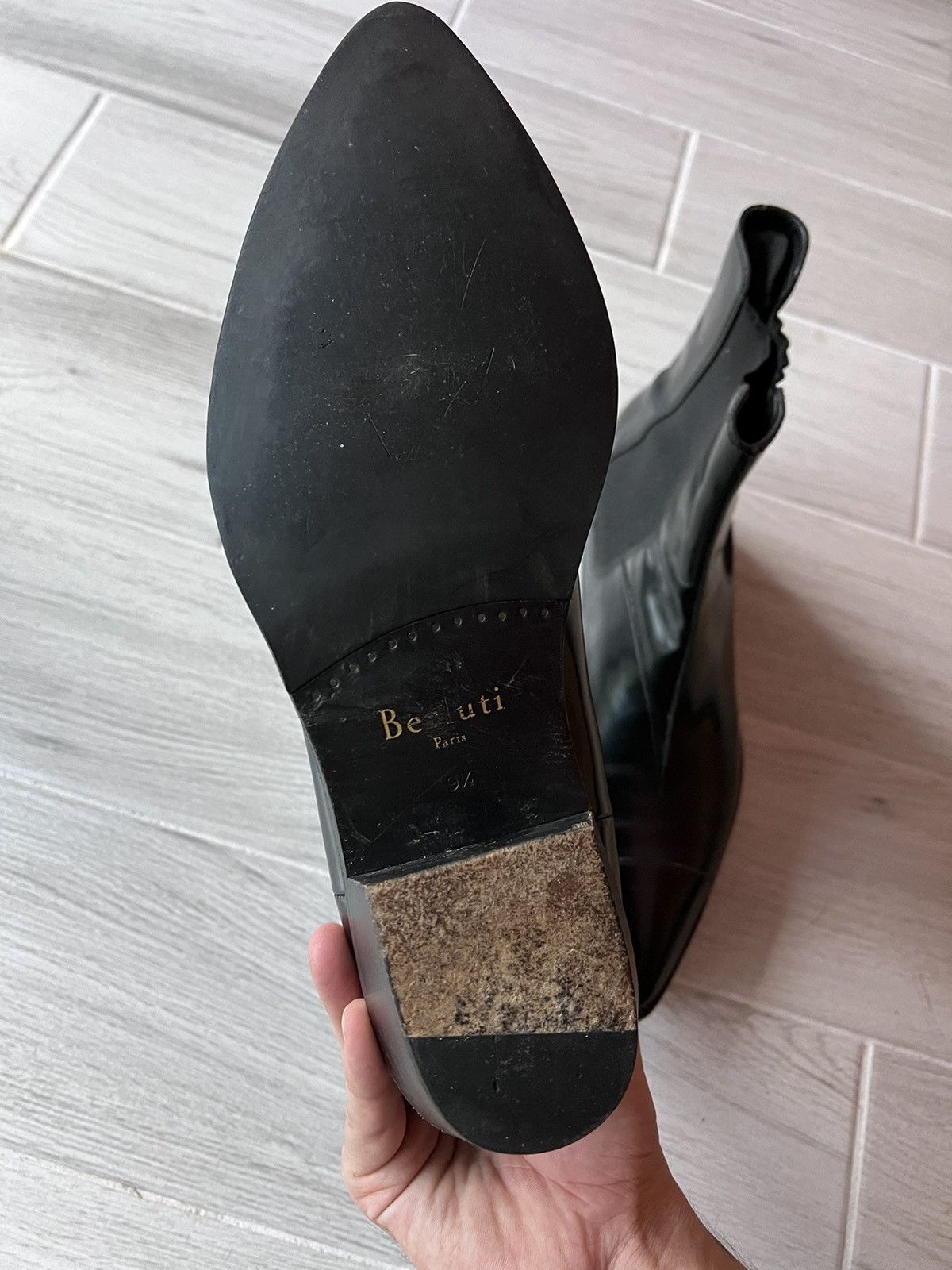 Berluti × Haider Ackermann Berluti Keith boots black Size US 10.5 / EU 43-44 - 11 Thumbnail